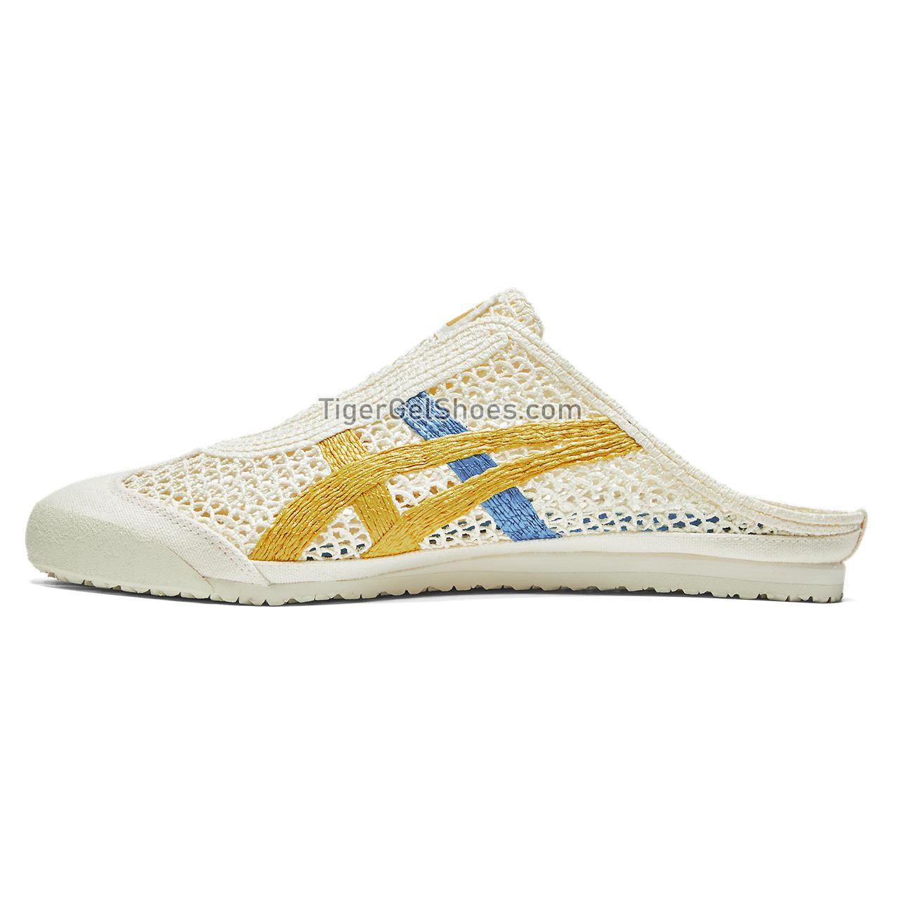 Onitsuka Tiger Mexico 66 Sabot Cream/Mustard 1183C123-104 Mens Womens Shoes