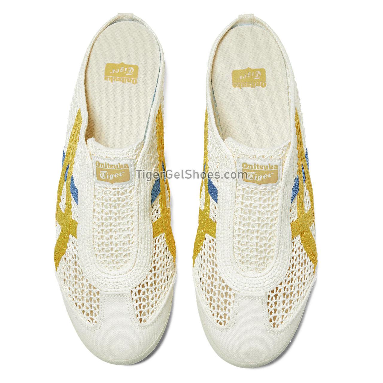 Onitsuka Tiger Mexico 66 Sabot Cream/Mustard 1183C123-104 Mens Womens Shoes