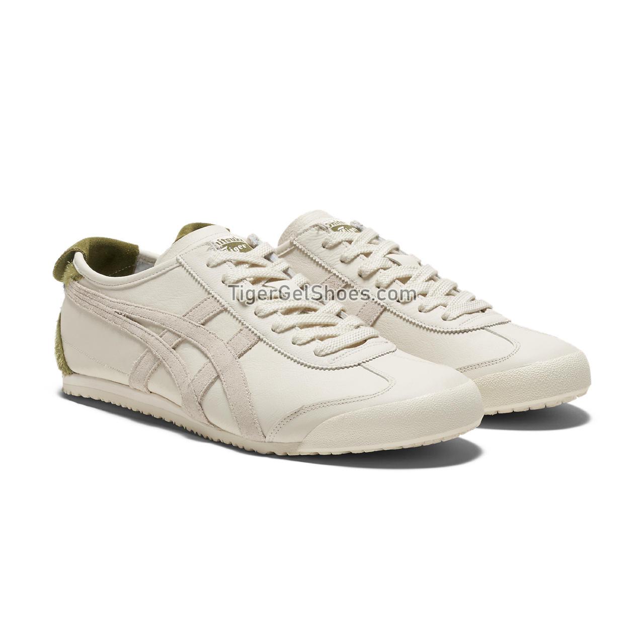 Onitsuka Tiger Mexico 66 Cream/Bronze-green 1183B991-100 Mens Womens Shoes