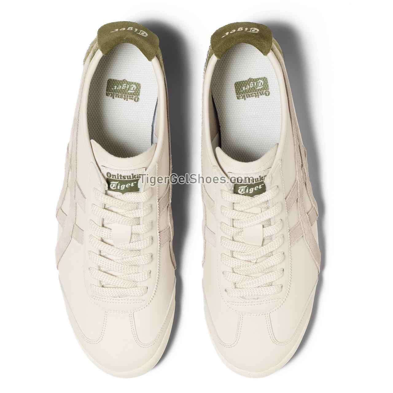 Onitsuka Tiger Mexico 66 Cream/Bronze-green 1183B991-100 Mens Womens Shoes