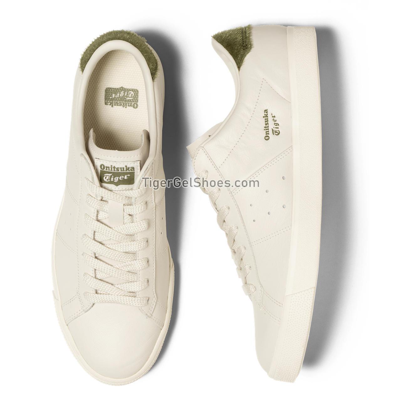 Onitsuka Tiger Lawnship 3.0 Cream/Bronze-green 1183B986-100 Mens Womens Shoes