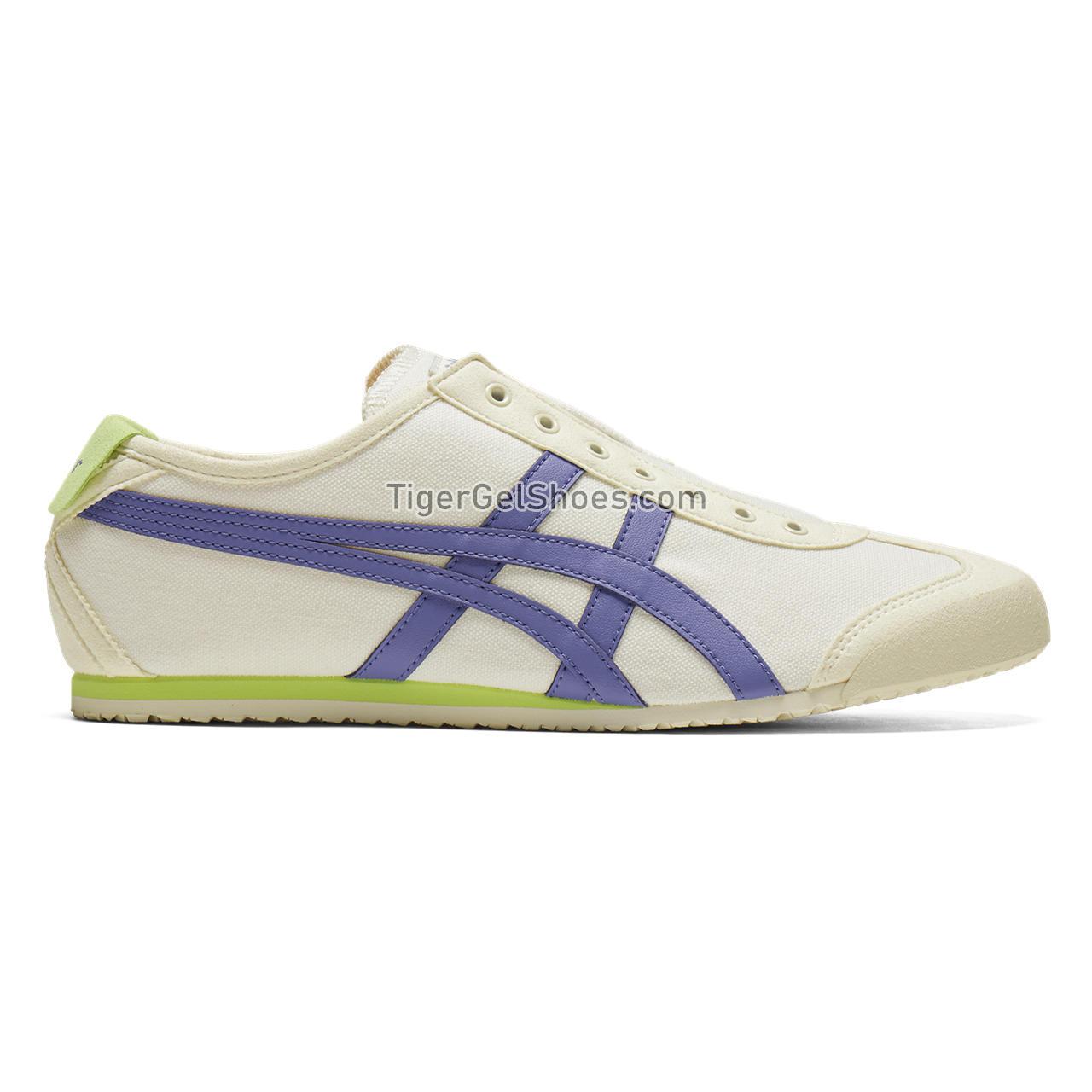 Onitsuka Tiger Mexico 66 Slip-on Cream/Ultramarine-Blue 1183A360-118 Mens Womens Shoes