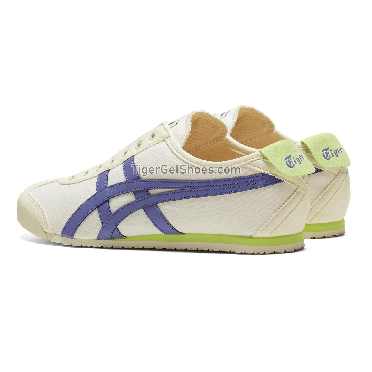 Onitsuka Tiger Mexico 66 Slip-on Cream/Ultramarine-Blue 1183A360-118 Mens Womens Shoes