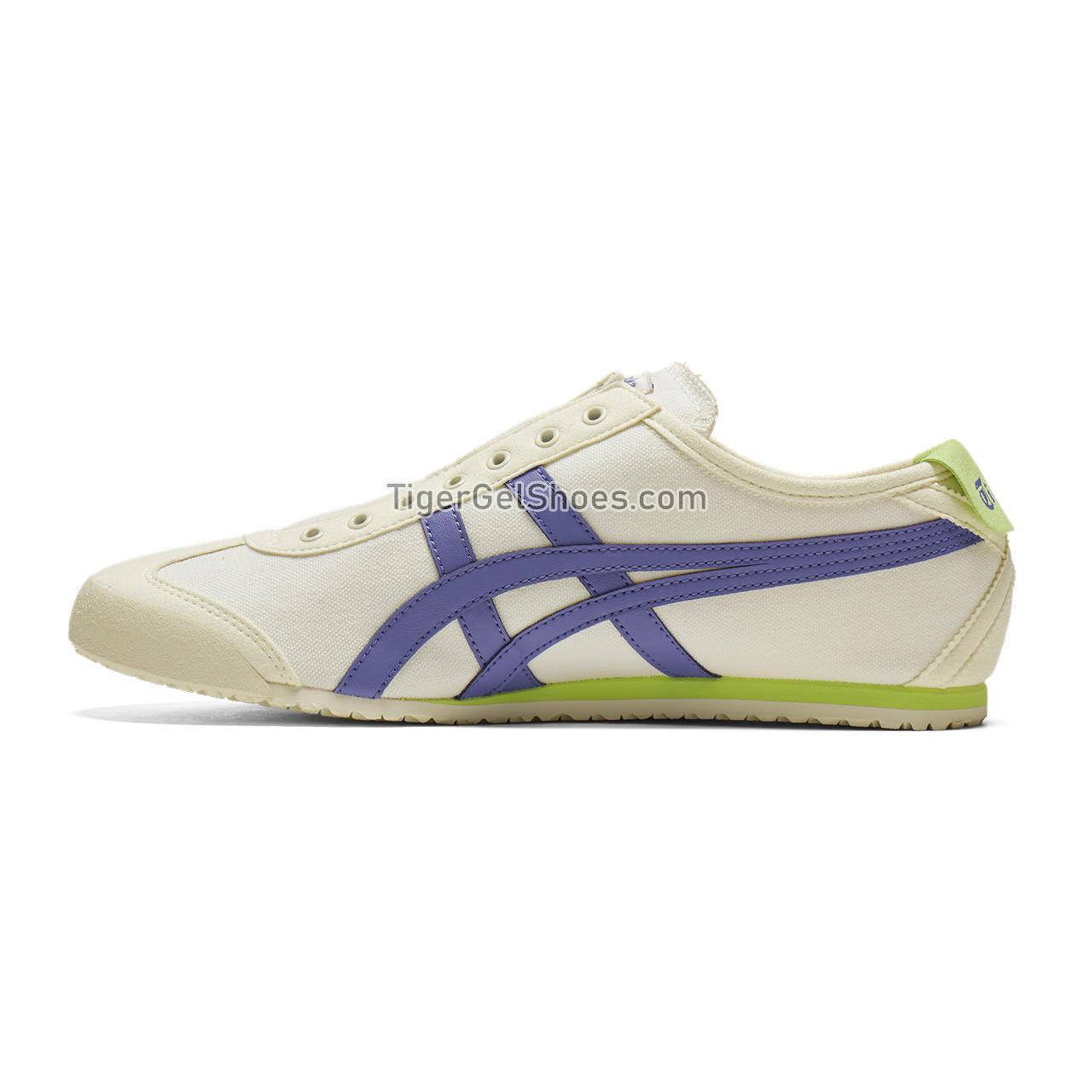 Onitsuka Tiger Mexico 66 Slip-on Cream/Ultramarine-Blue 1183A360-118 Mens Womens Shoes