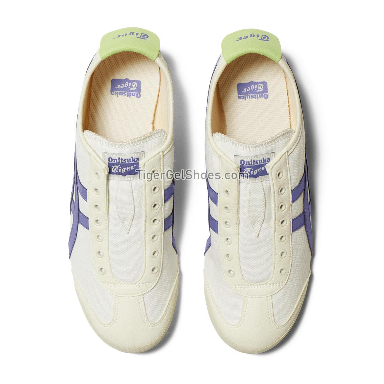 Onitsuka Tiger Mexico 66 Slip-on Cream/Ultramarine-Blue 1183A360-118 Mens Womens Shoes