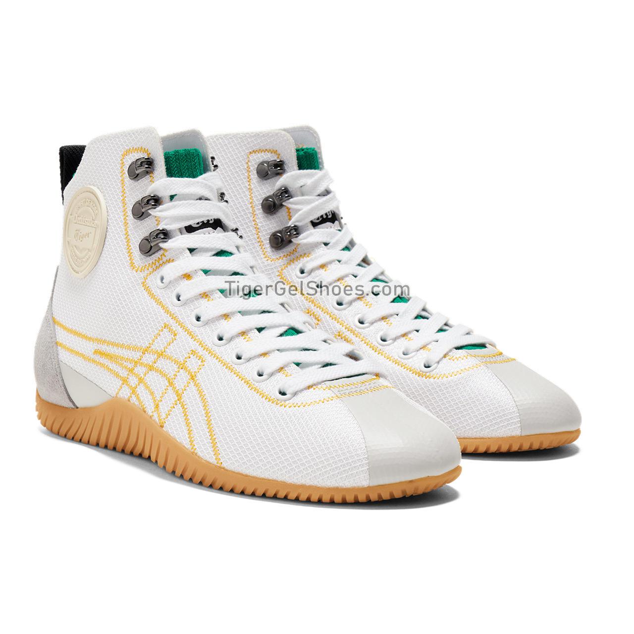 Onitsuka Tiger Sclaw Mt White/Tiger-yellow 1183C061-100 Mens Womens Shoes
