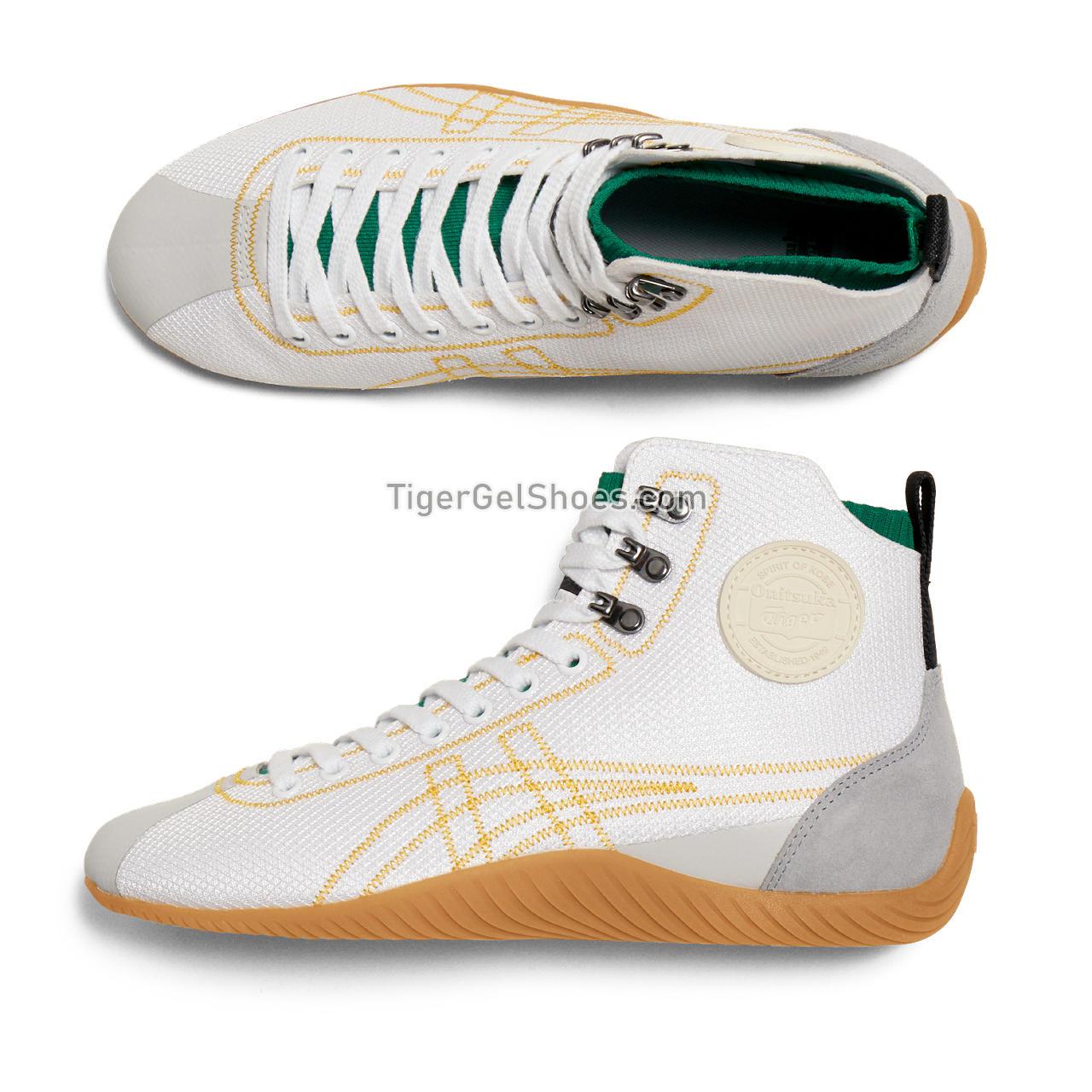 Onitsuka Tiger Sclaw Mt White/Tiger-yellow 1183C061-100 Mens Womens Shoes