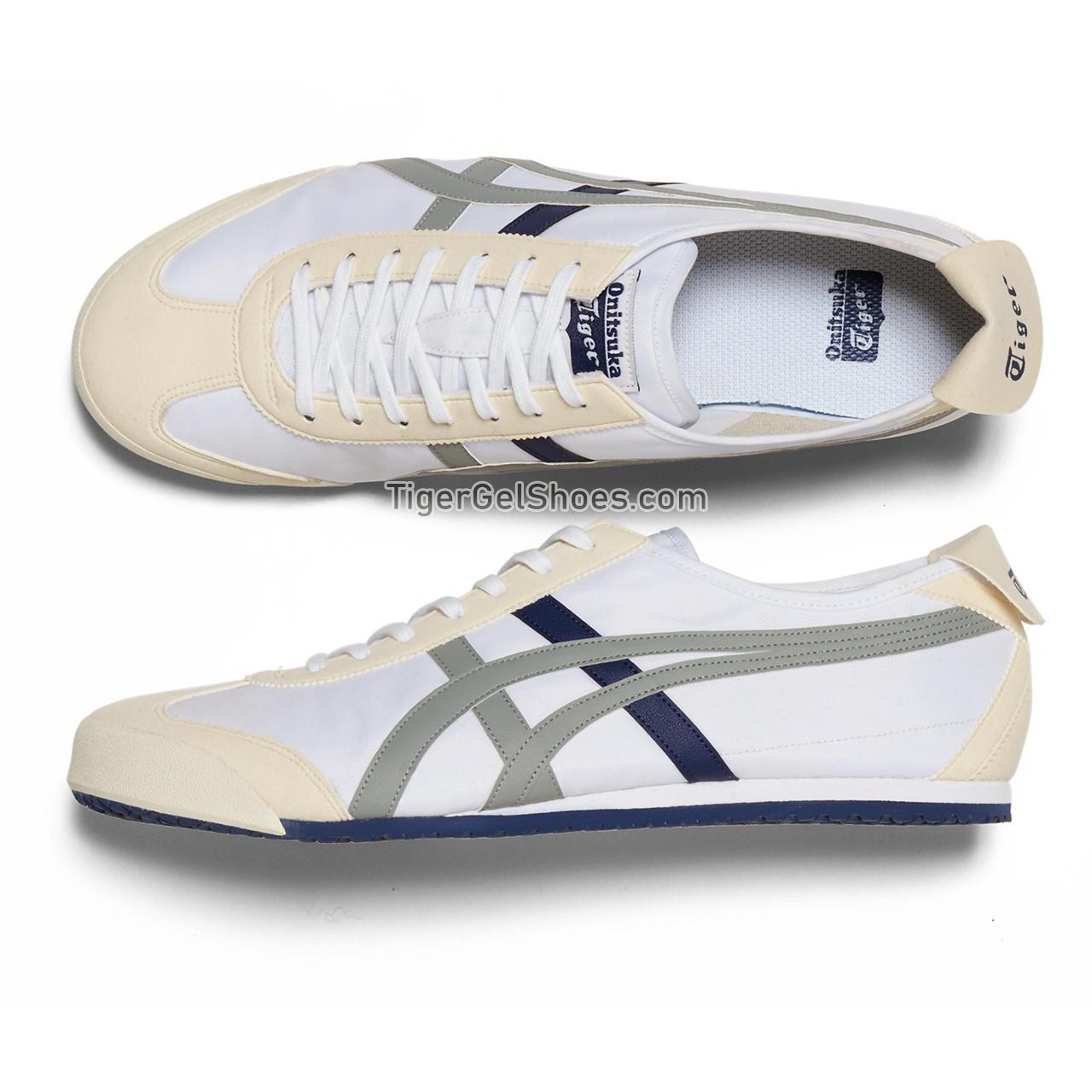 Onitsuka Tiger Mexico 66 White/Stone-grey 1183C081-100 Mens Womens Shoes