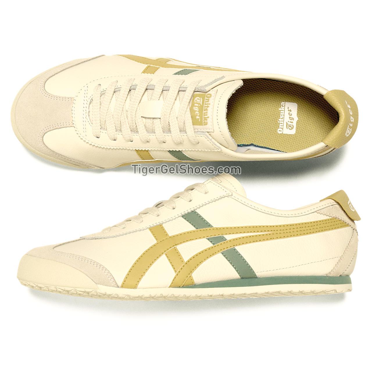 Onitsuka Tiger Mexico 66 Cream/Mineral-brown 1183A201-120 Mens Womens Shoes