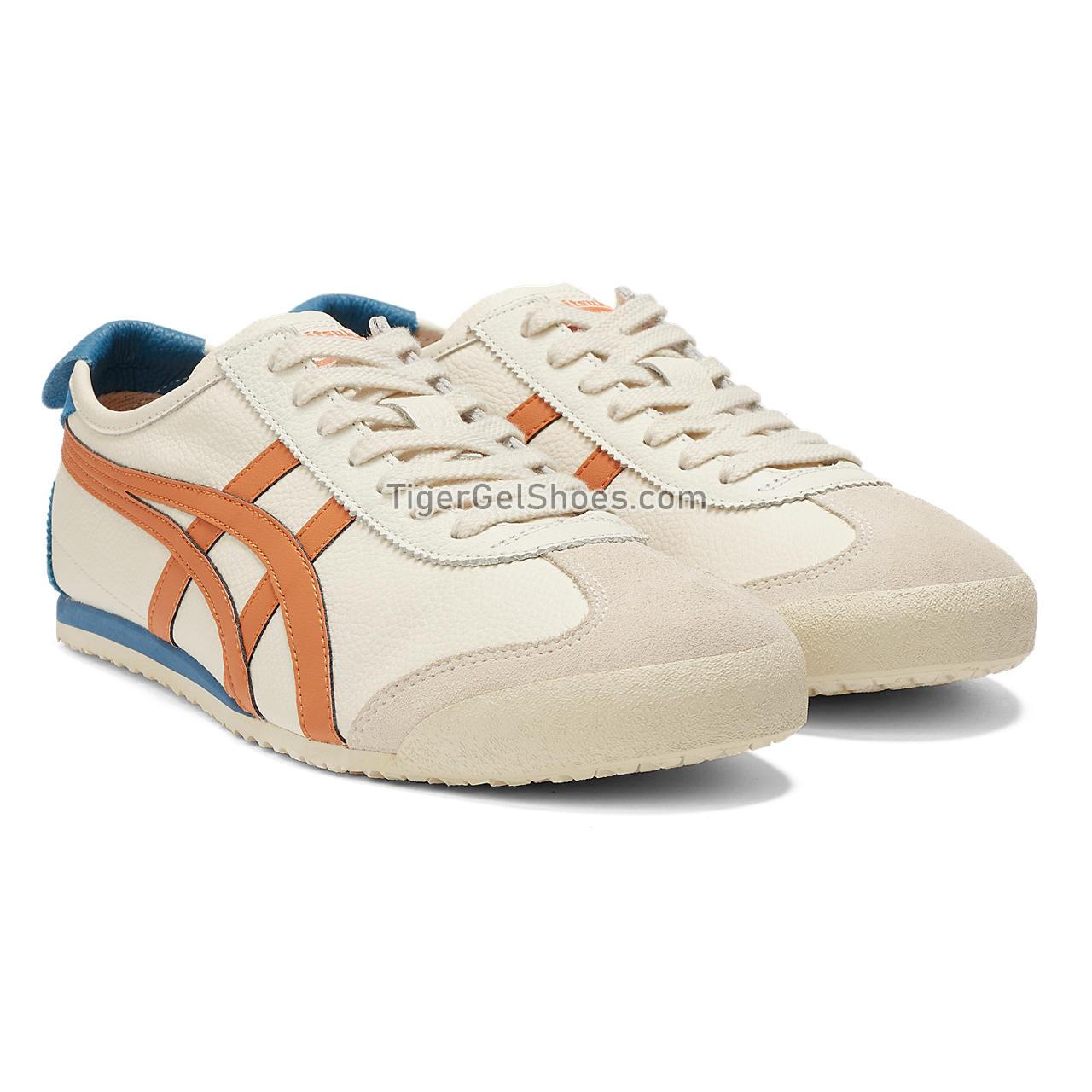 Onitsuka Tiger Mexico 66 Cream/Rust-orange 1183A201-121 Mens Womens Shoes
