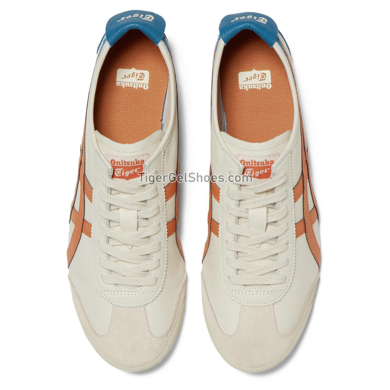 Onitsuka Tiger Mexico 66 Cream/Rust-orange 1183A201-121 Mens Womens Shoes