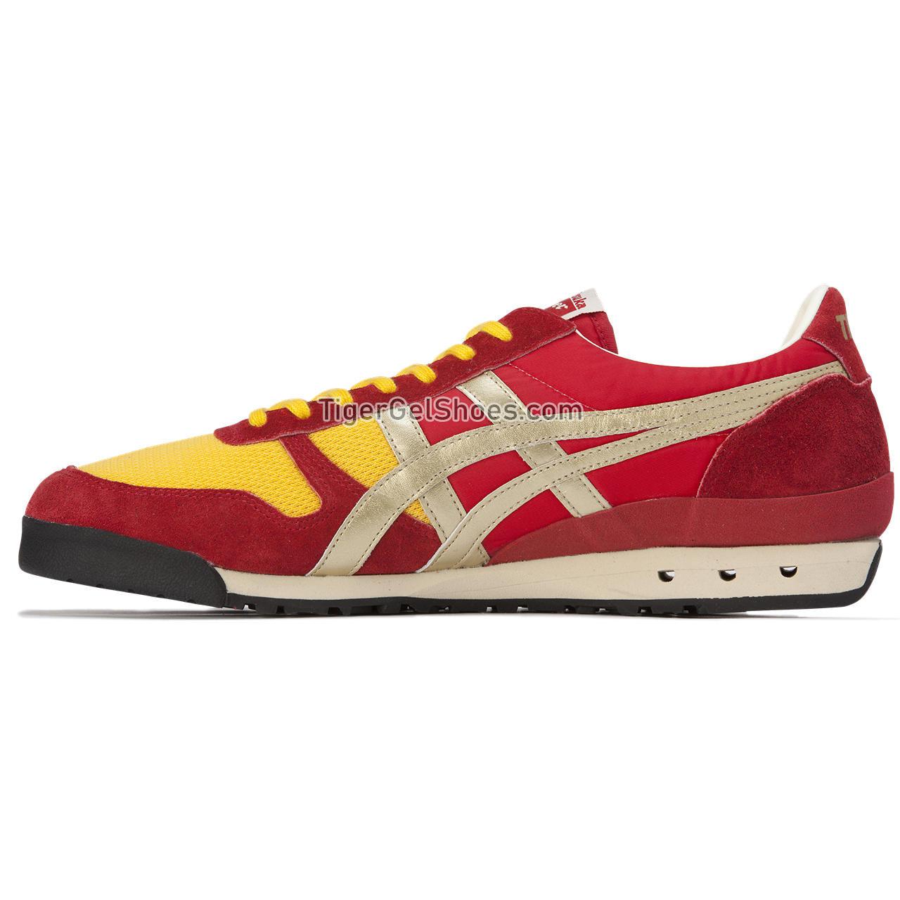 Onitsuka Tiger Ultimate 81 Nm Classic-red/Pure-gold 1183B536-600 Mens Womens Shoes