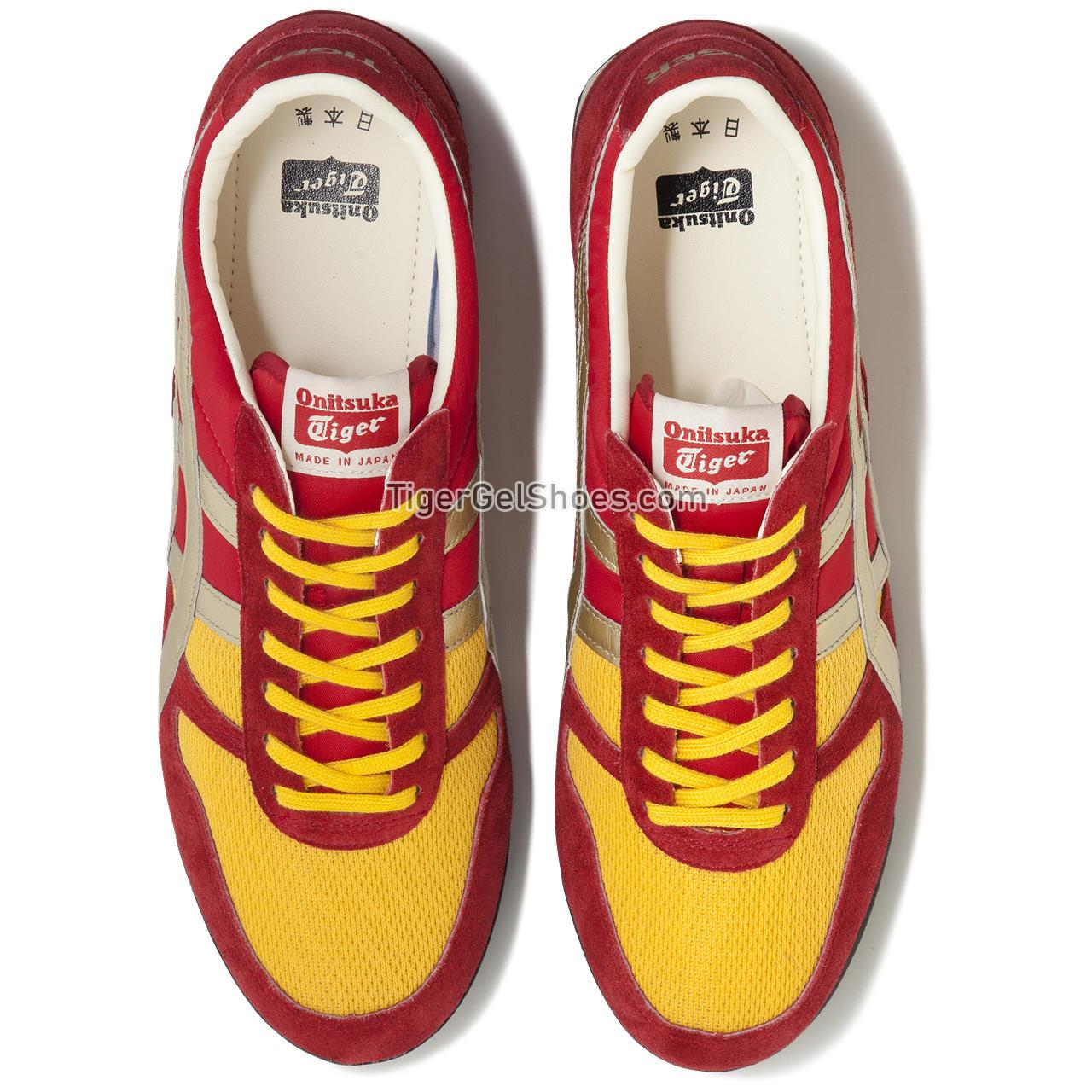 Onitsuka Tiger Ultimate 81 Nm Classic-red/Pure-gold 1183B536-600 Mens Womens Shoes