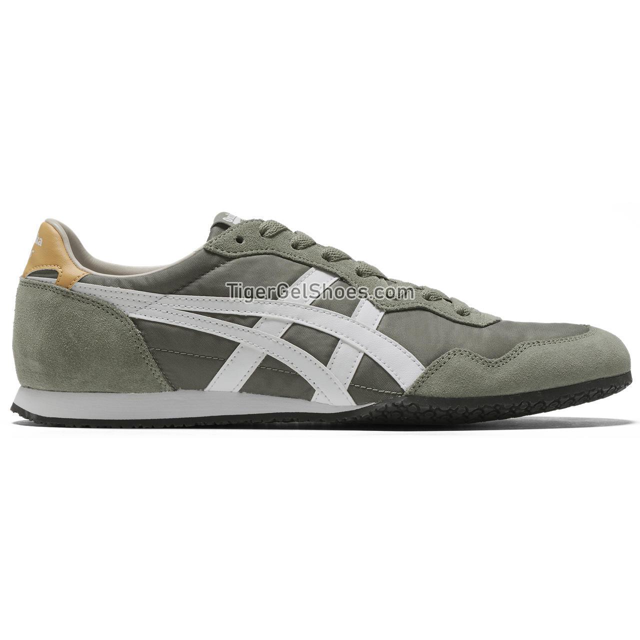 Onitsuka Tiger Serrano Burnt-olive/White 1183B400-304 Mens Womens Shoes