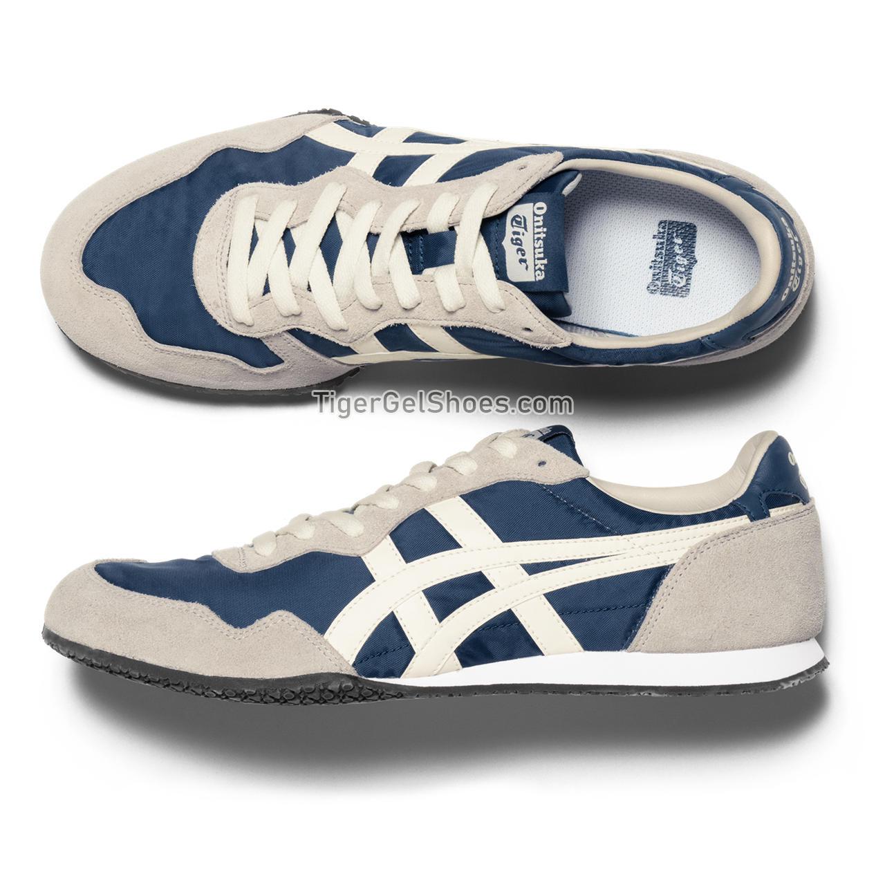 Onitsuka Tiger Serrano Mako-blue/Cream 1183B400-406 Mens Womens Shoes