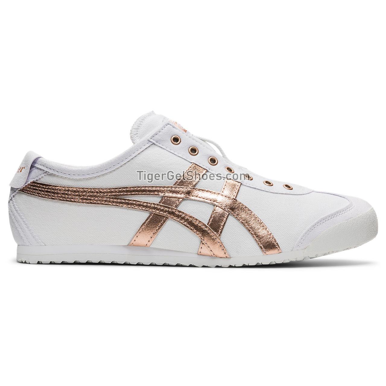 Onitsuka Tiger Mexico 66 Slip-on White/Rose-gold 1183A962-100 Mens Womens Shoes