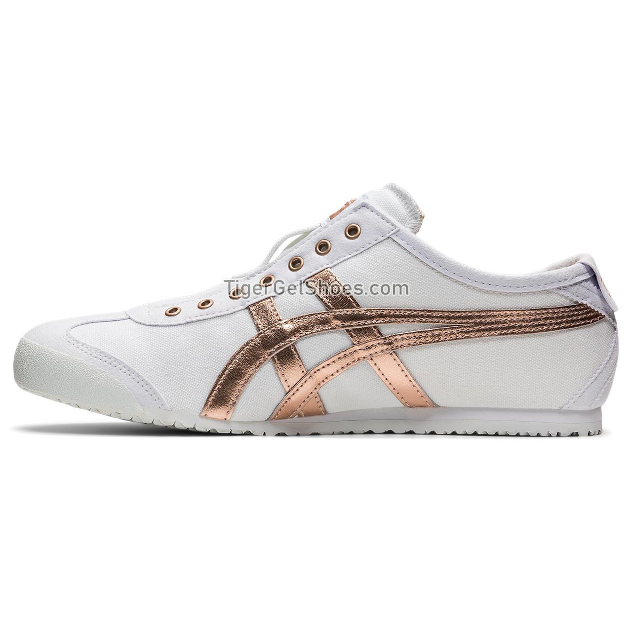 Onitsuka Tiger Mexico 66 Slip-on White/Rose-gold 1183A962-100 Mens Womens Shoes