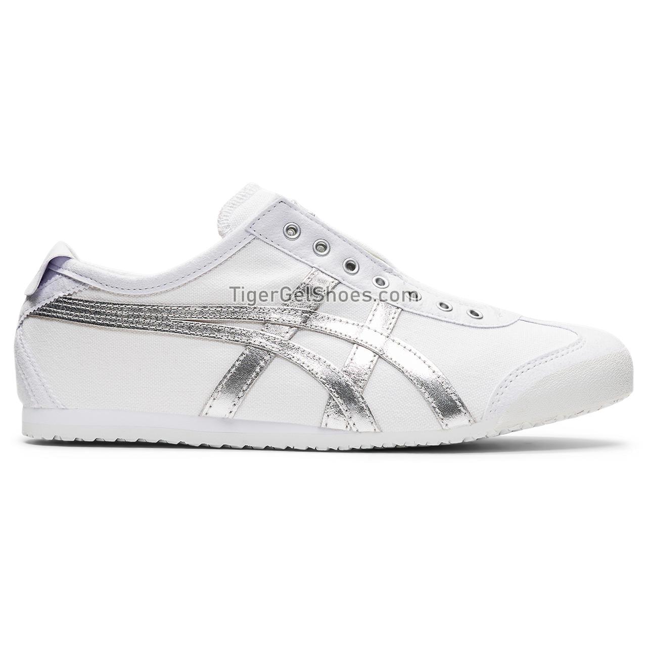 Onitsuka Tiger Mexico 66 Slip-on White/Pure-silver 1183A962-101 Mens Womens Shoes