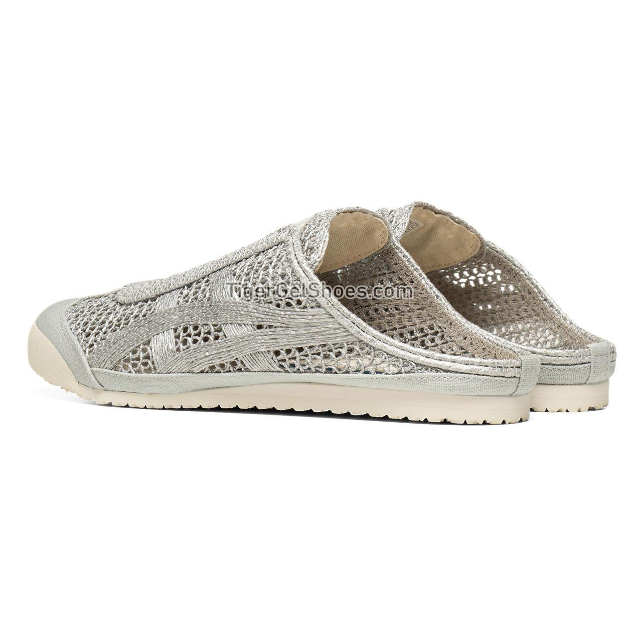 Onitsuka Tiger Mexico 66 Sabot Pure-silver/Pure-silver 1183A707-020 Mens Womens Shoes