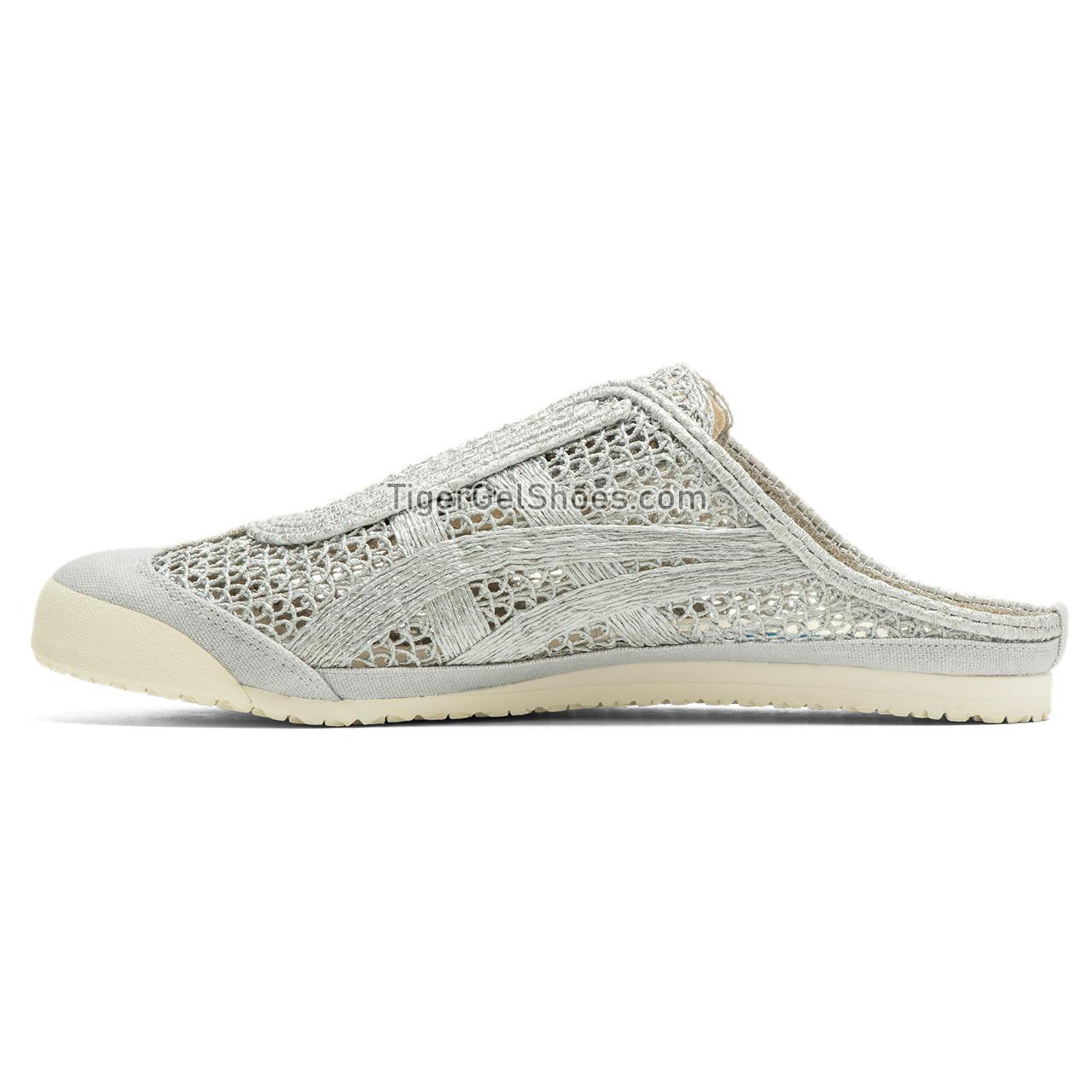 Onitsuka Tiger Mexico 66 Sabot Pure-silver/Pure-silver 1183A707-020 Mens Womens Shoes