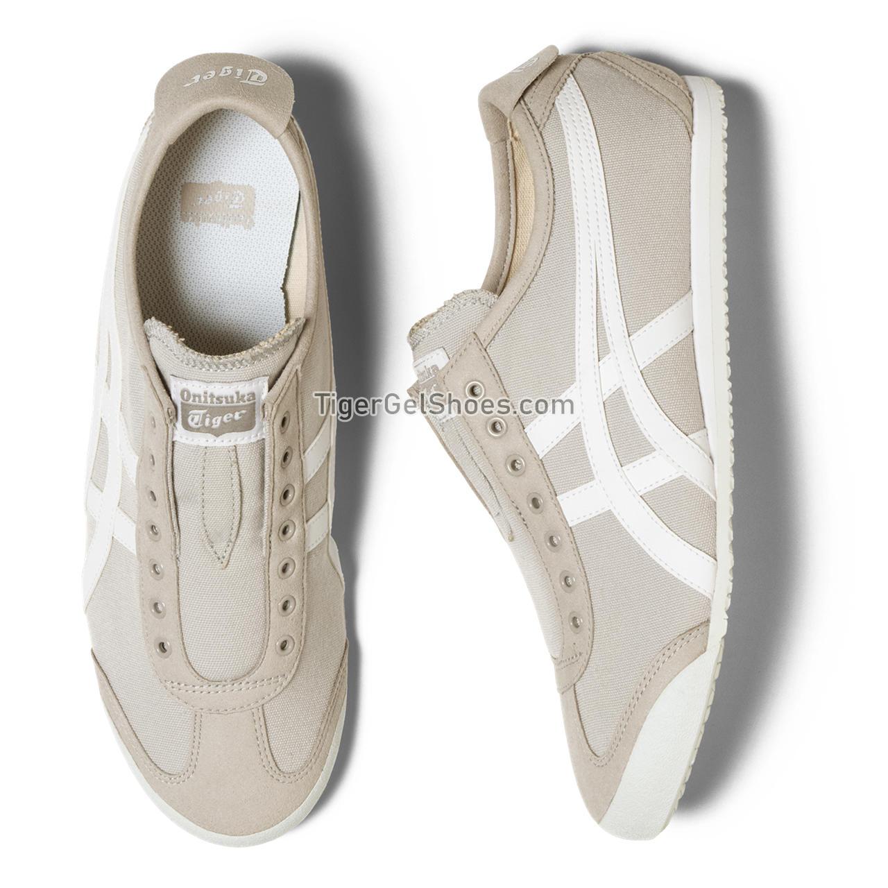 Onitsuka Tiger Mexico 66 Slip-on Oyster-grey/White 1183A360-023 Mens Womens Shoes