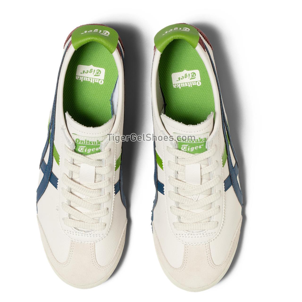 Onitsuka Tiger Mexico 66 Cream/Mako-blue 1183A201-115 Mens Womens Shoes