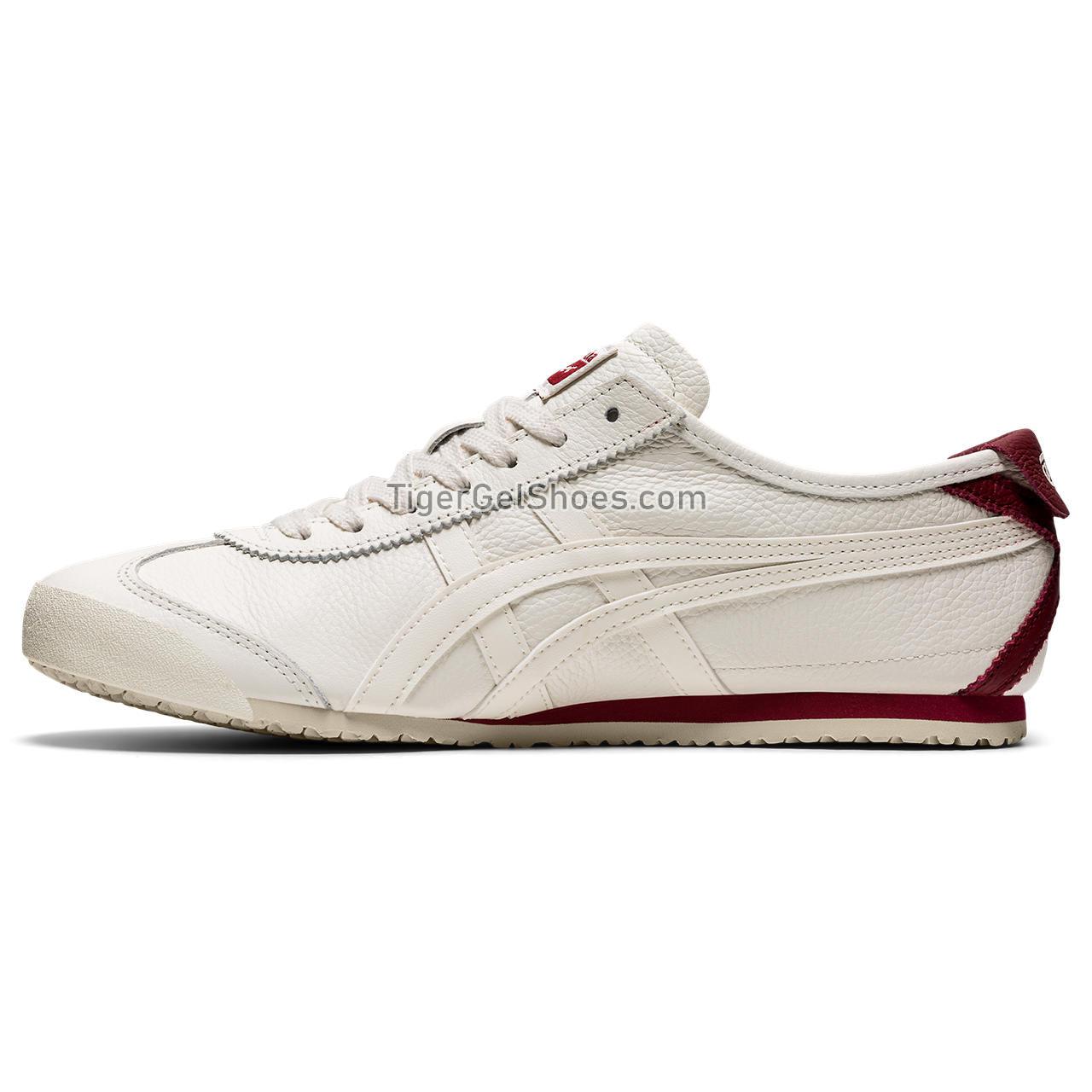 Onitsuka Tiger Mexico 66 Cream/Beet-juice 1183B781-100 Mens Womens Shoes