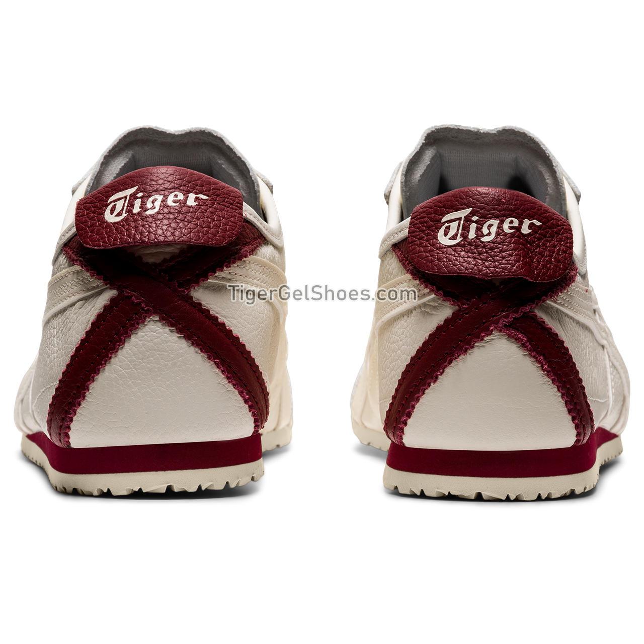 Onitsuka Tiger Mexico 66 Cream/Beet-juice 1183B781-100 Mens Womens Shoes