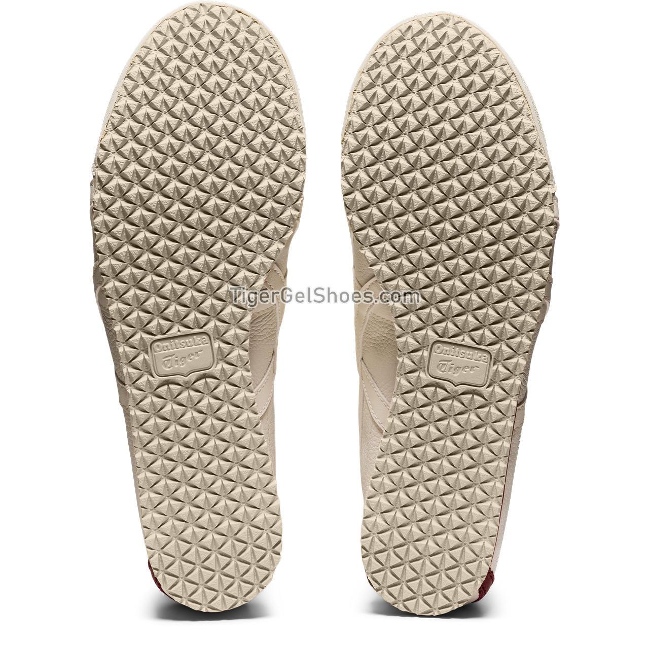 Onitsuka Tiger Mexico 66 Cream/Beet-juice 1183B781-100 Mens Womens Shoes