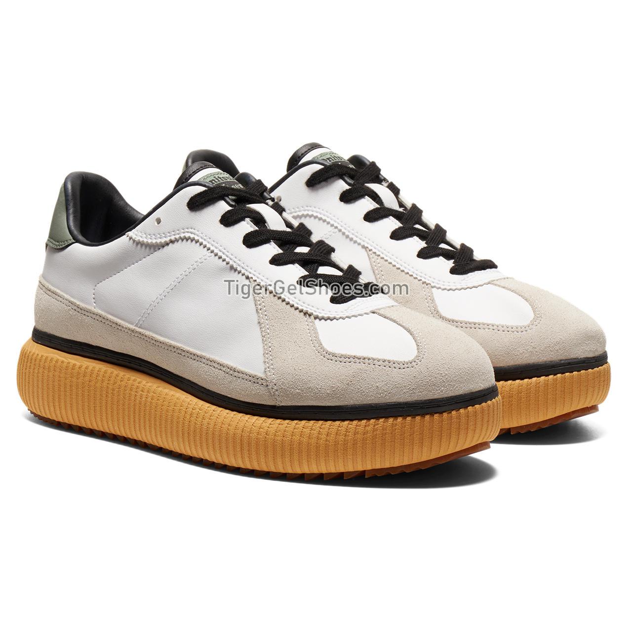 Onitsuka Tiger Delecity White/Lichen-green 1183B874-103 Mens Womens Shoes