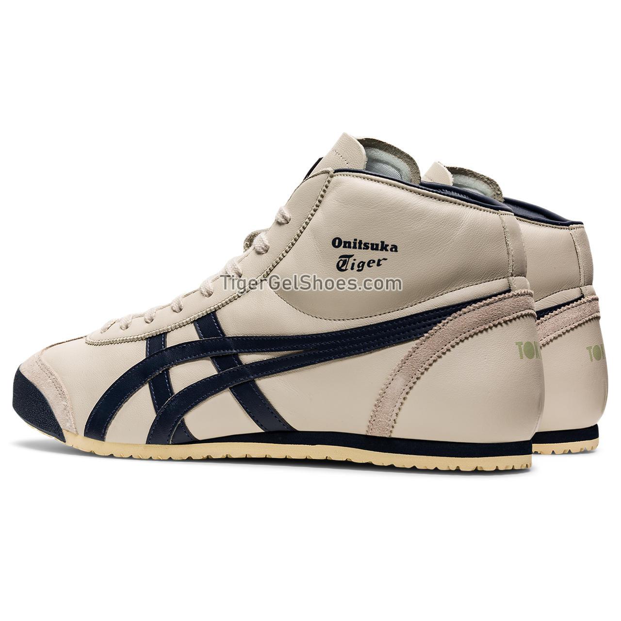 Onitsuka Tiger Mexico Mid Runner Birch/Indian-ink 1183B577-200 Mens Womens Shoes