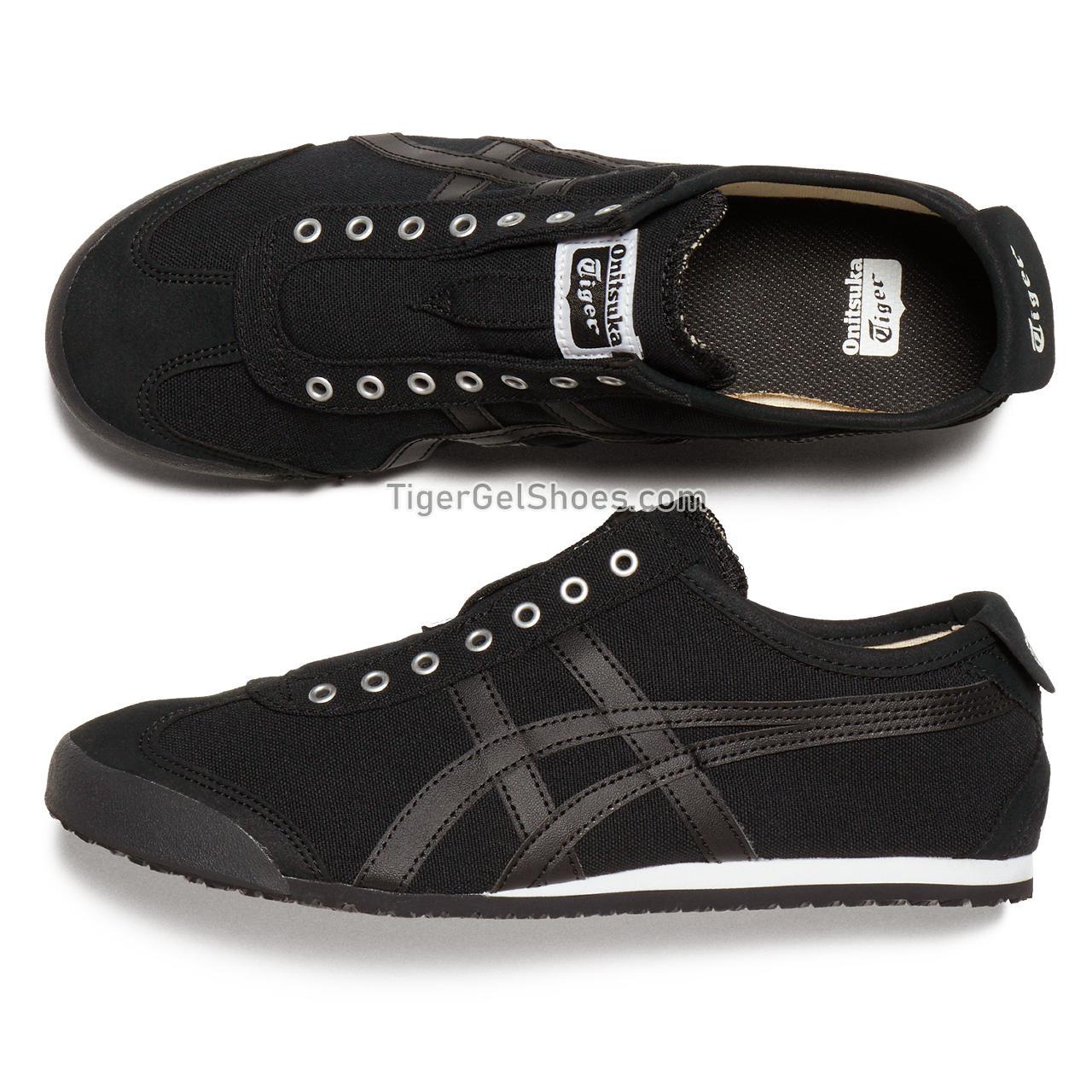 Onitsuka Tiger Mexico 66 Slip-on Black/Black 1183A360-002 Mens Womens Shoes
