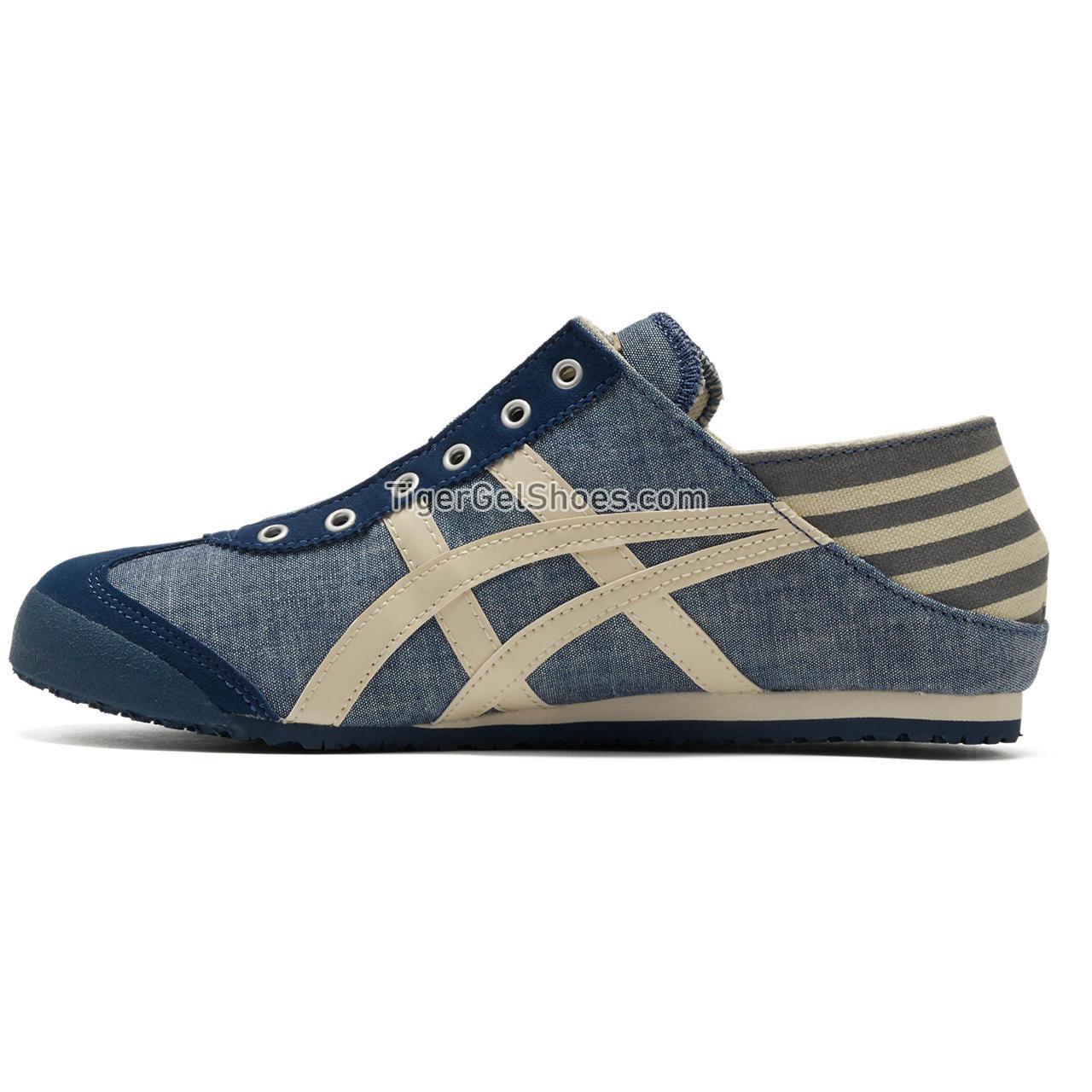 Onitsuka Tiger Mexico 66 Paraty Blue-chambray/Natural 1183C233-400 Mens Womens Shoes