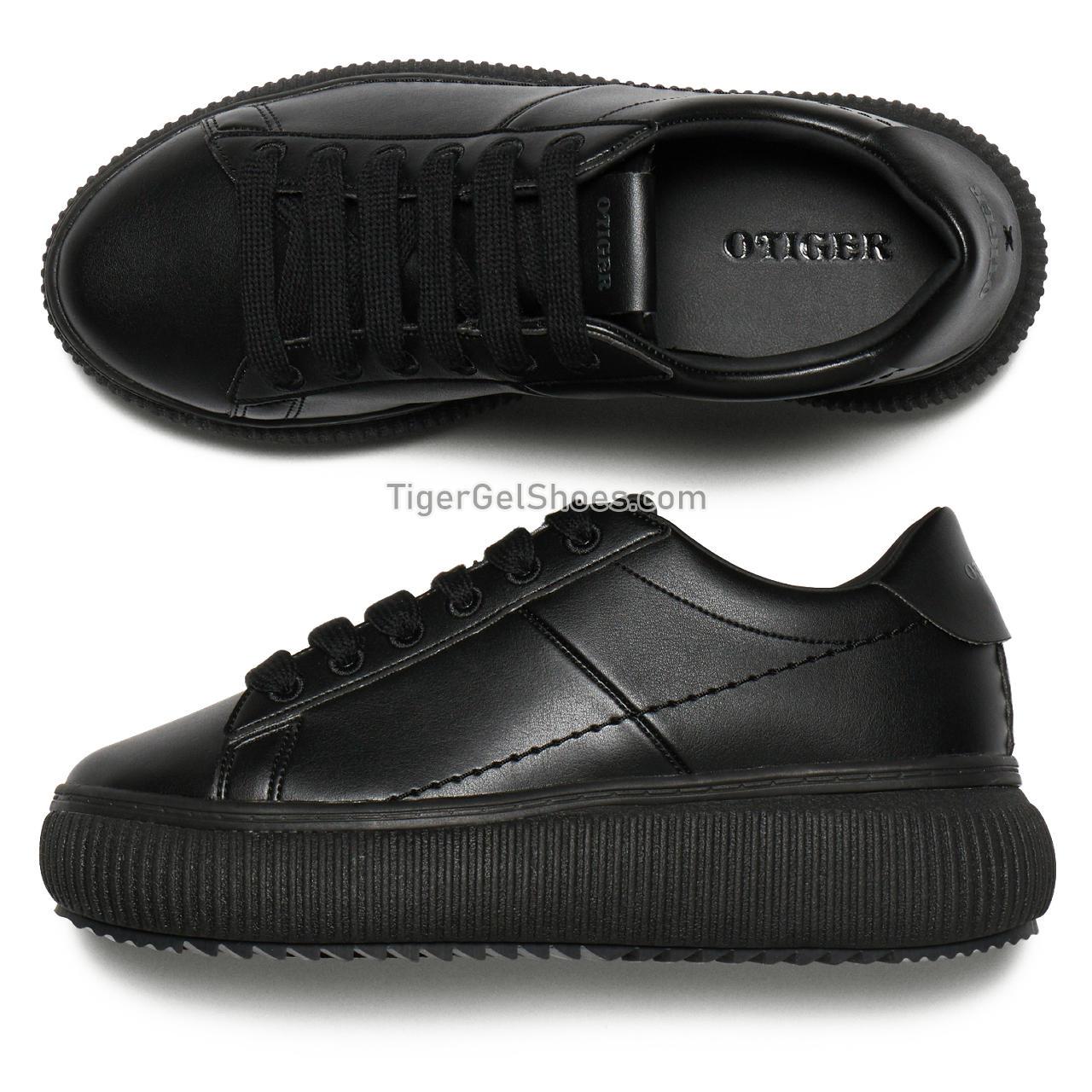Onitsuka Tiger Otiger Court Black/Black 1182A621-001 Womens Shoes
