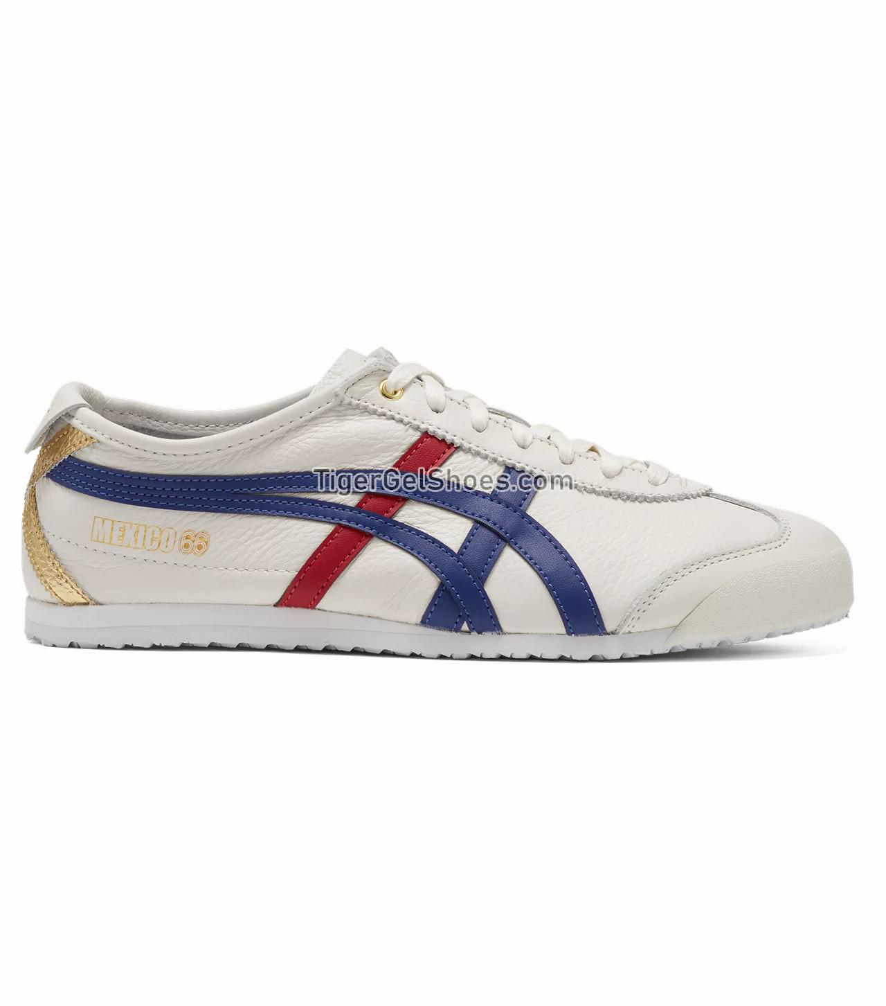 Onitsuka Tiger Mexico 66 White/Dark Blue 1183B511-100 Mens Womens Shoes