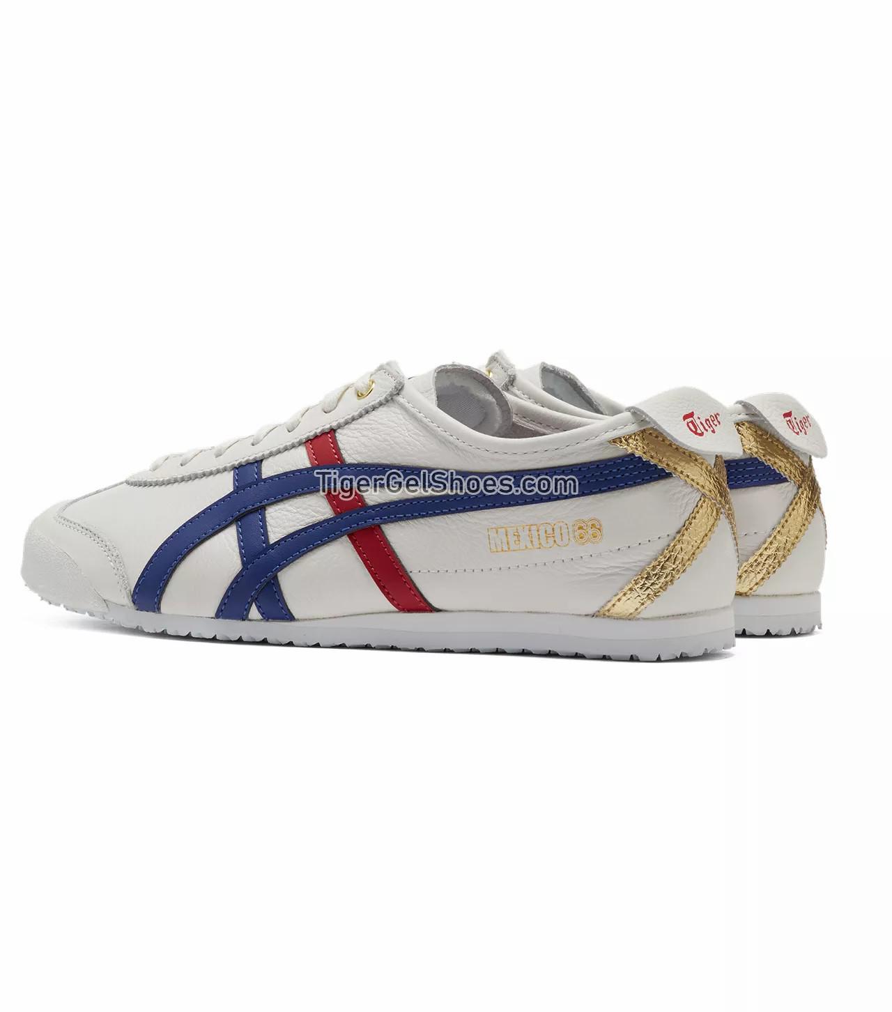 Onitsuka Tiger Mexico 66 White/Dark Blue 1183B511-100 Mens Womens Shoes