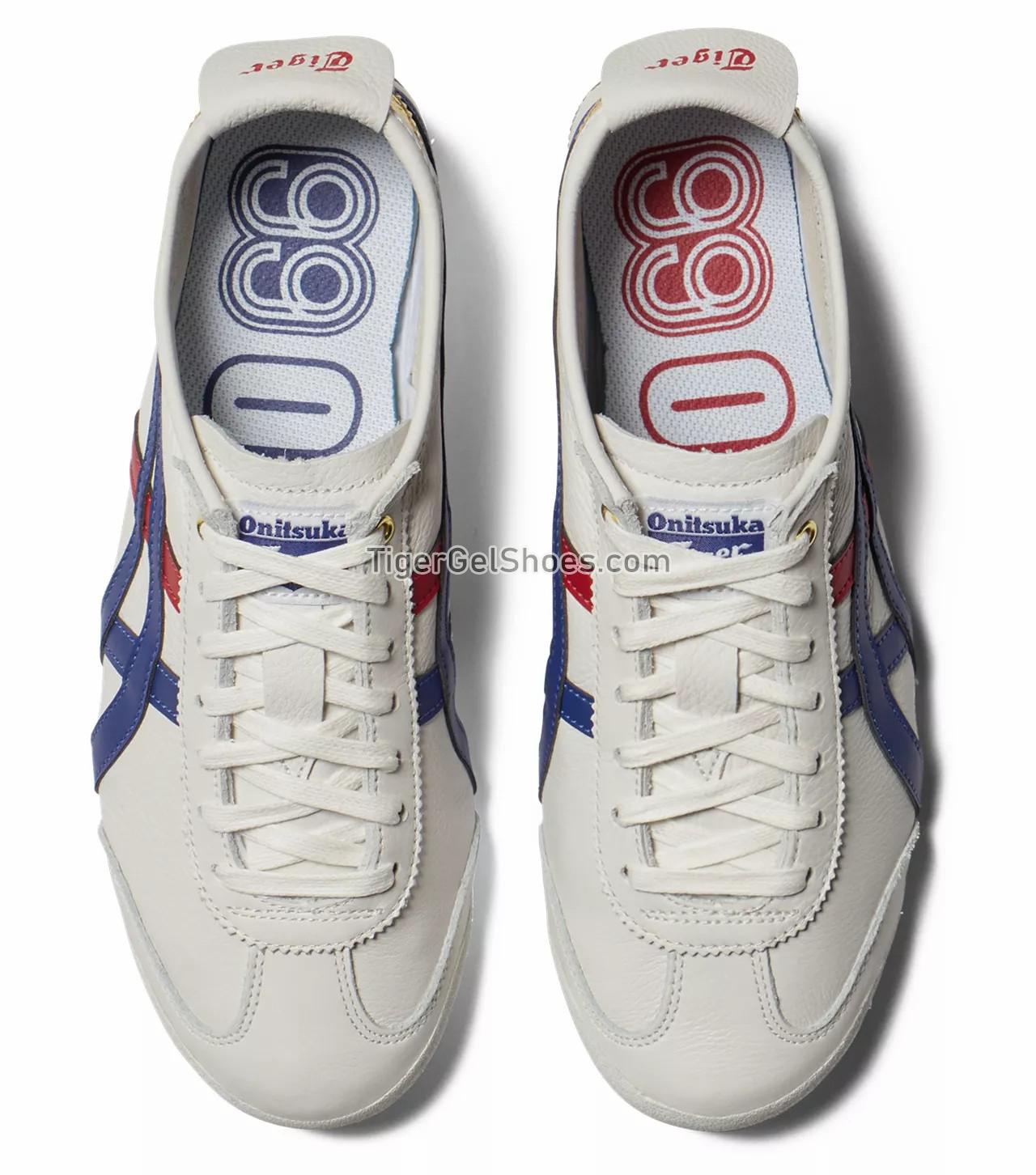 Onitsuka Tiger Mexico 66 White/Dark Blue 1183B511-100 Mens Womens Shoes