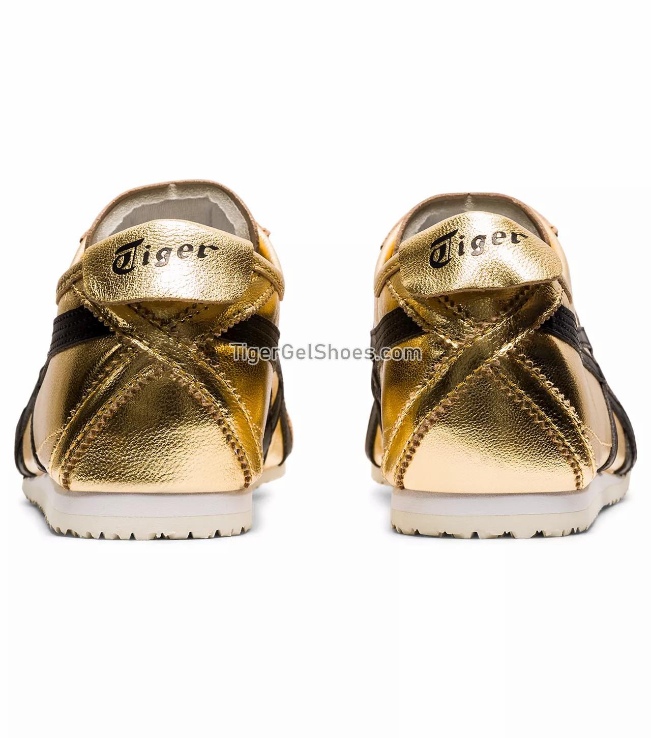 Onitsuka Tiger Mexico 66 Pure Gold/Black 1183B566-200 Mens Womens Shoes
