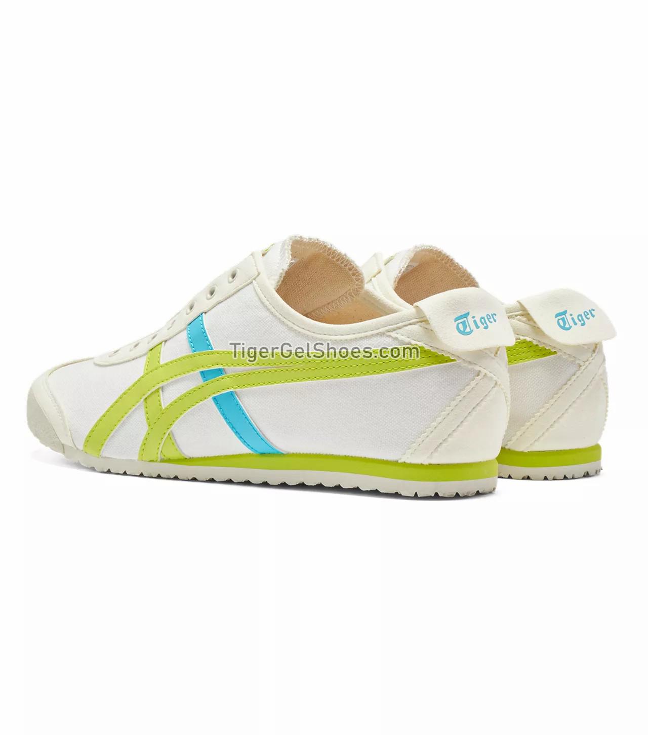 Onitsuka Tiger Mexico 66 Slip-on Cream/Neon Lime 1183A360-124 Mens Womens Shoes