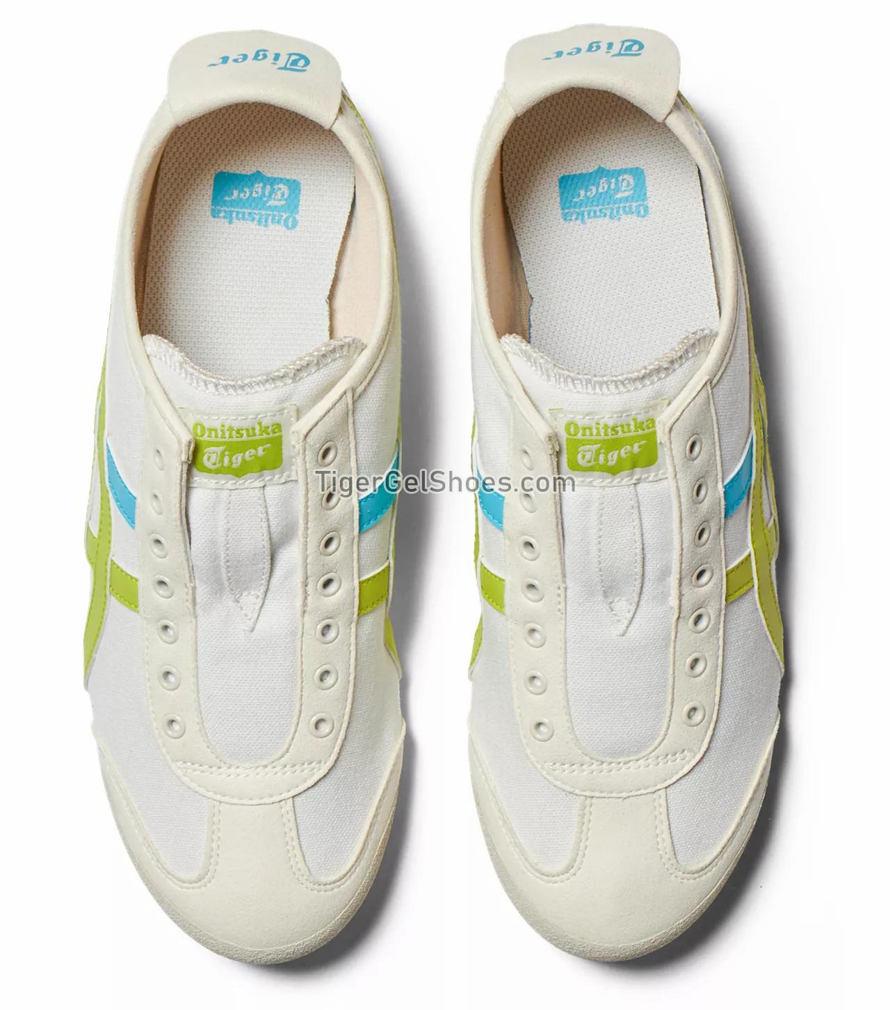 Onitsuka Tiger Mexico 66 Slip-on Cream/Neon Lime 1183A360-124 Mens Womens Shoes