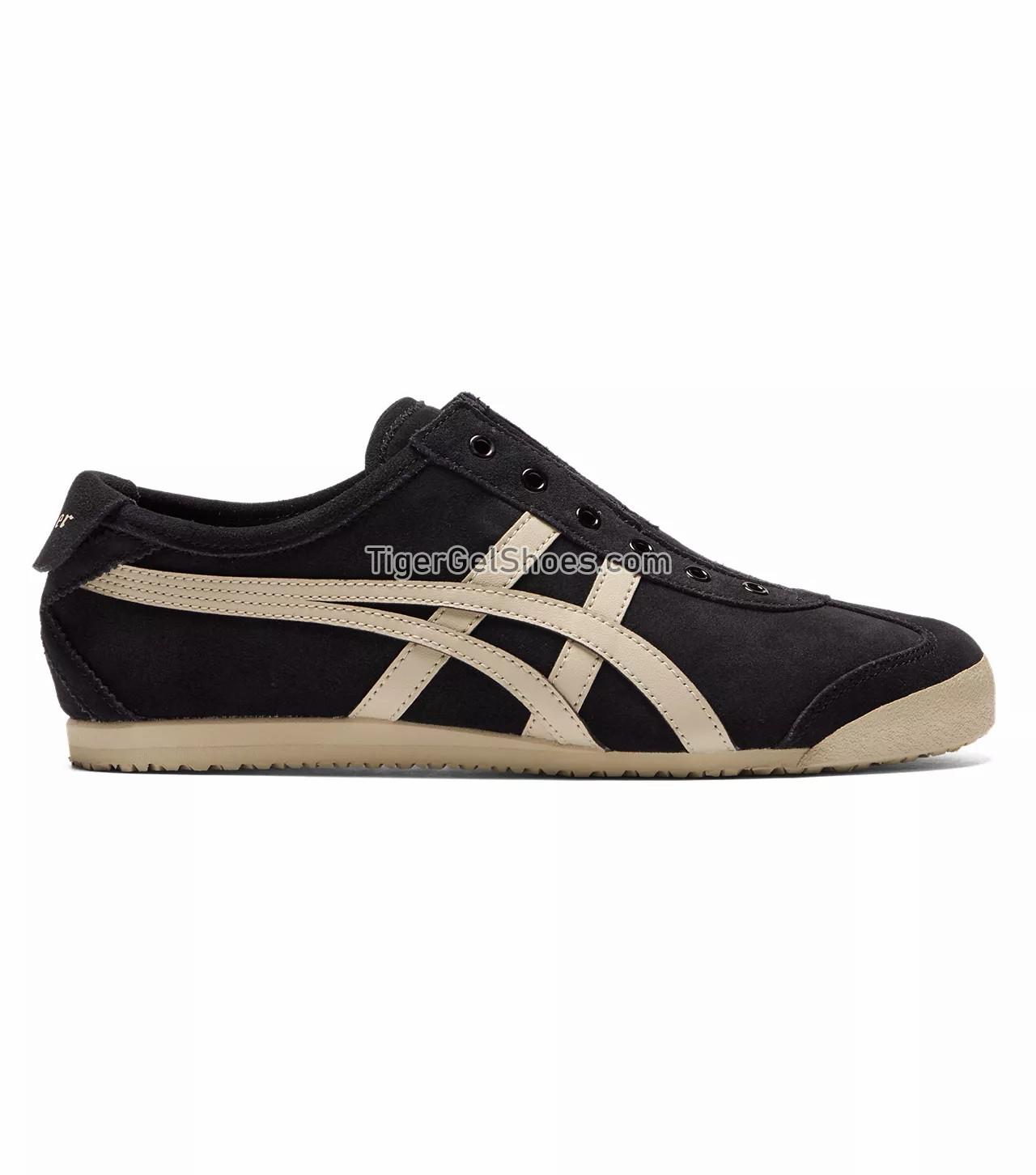 Onitsuka Tiger Mexico 66 Slip-on Black/Putty 1183C157-001 Mens Womens Shoes