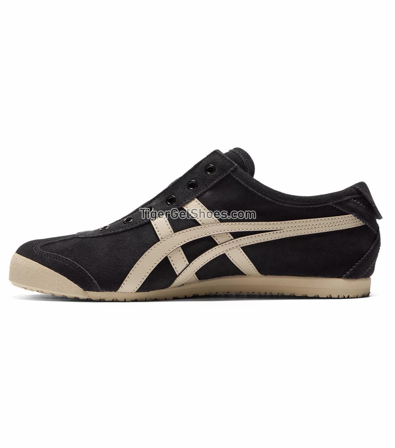 Onitsuka Tiger Mexico 66 Slip-on Black/Putty 1183C157-001 Mens Womens Shoes