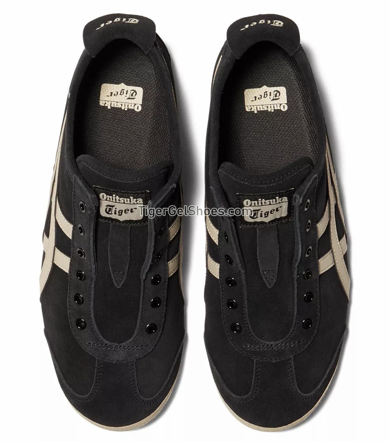 Onitsuka Tiger Mexico 66 Slip-on Black/Putty 1183C157-001 Mens Womens Shoes