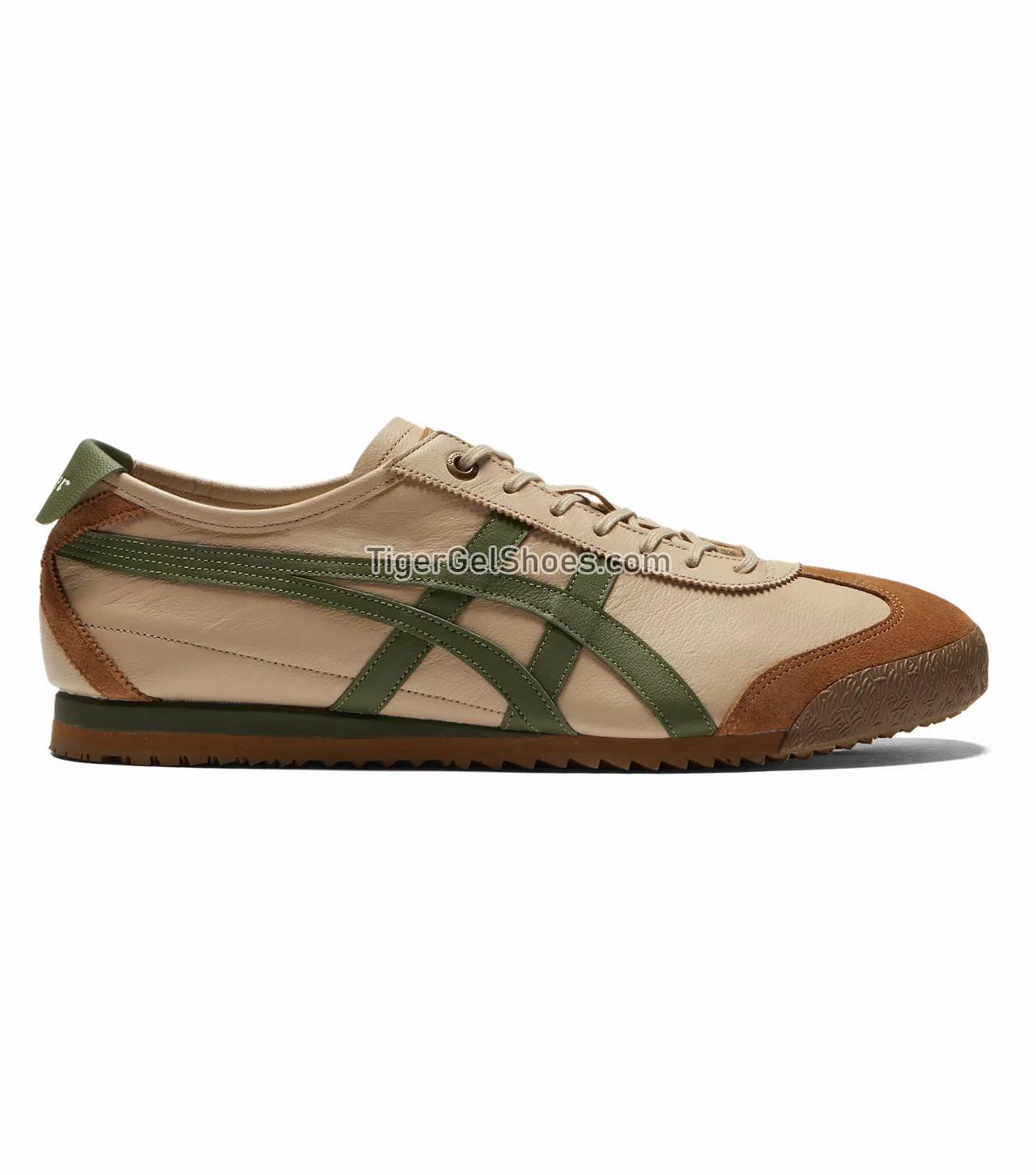 Onitsuka Tiger Mexico 66 Sd Beige/ Green 1183A872-252 Mens Womens Shoes