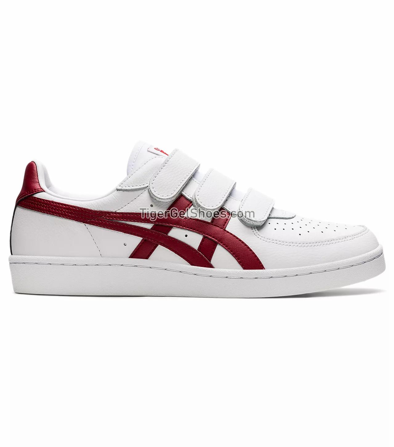 Onitsuka Tiger GSM White/Beet Juice 1183B549-101 Mens Womens Shoes