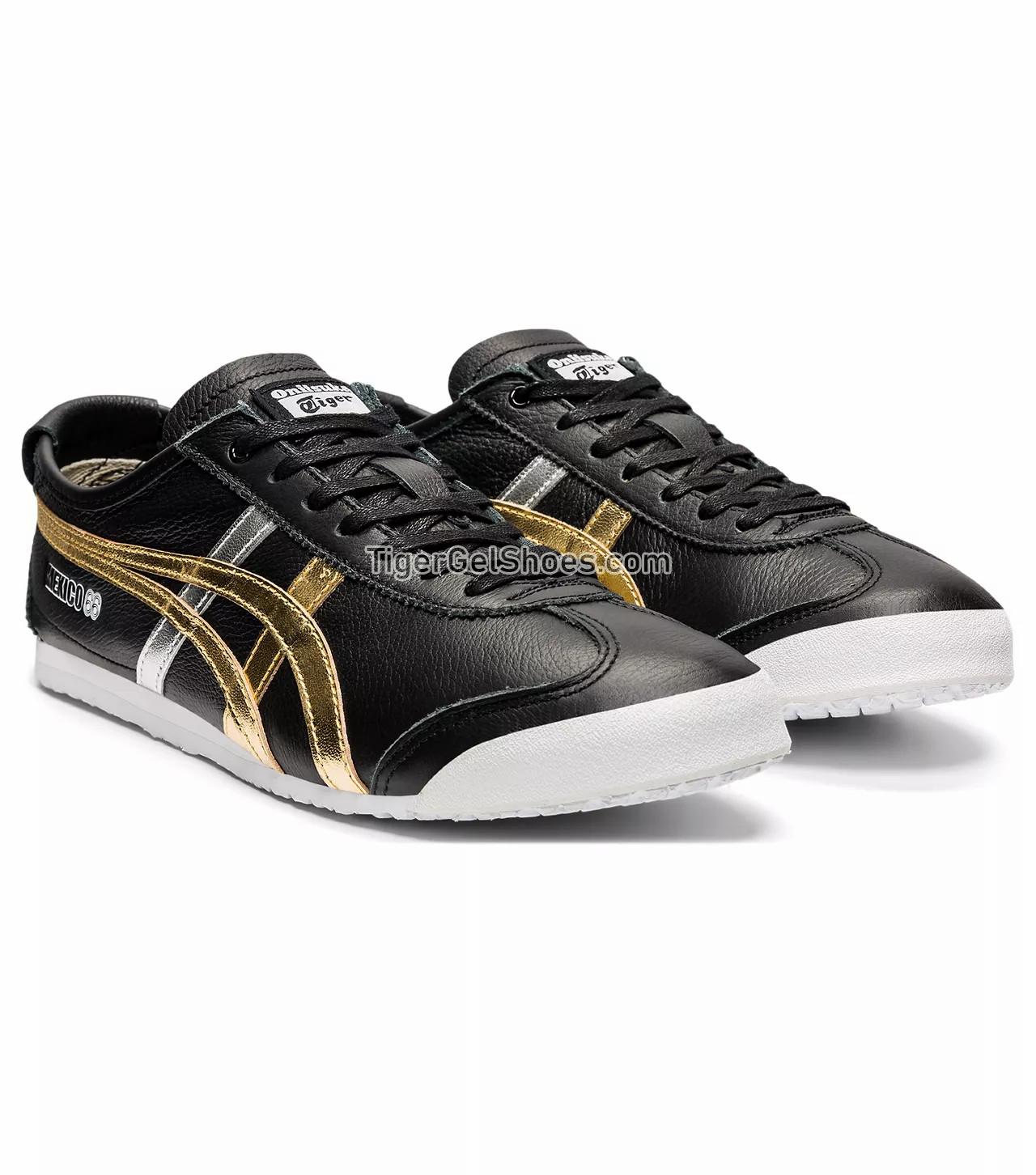 Onitsuka Tiger Mexico 66 Black/Gold D5V2L-9094 Mens Womens Shoes