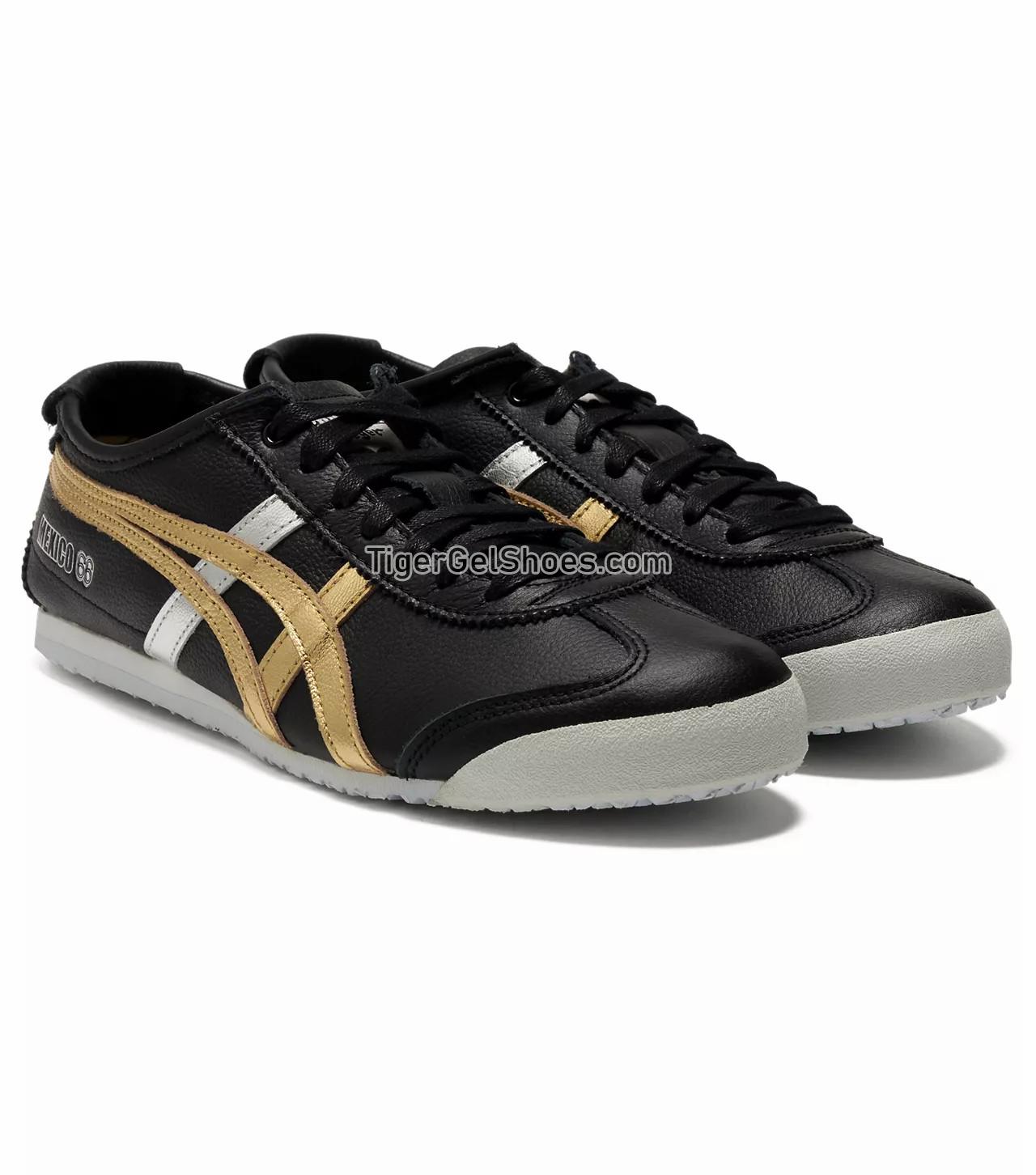 Onitsuka Tiger Mexico 66 Black/Gold D5V2L-9094 Mens Womens Shoes