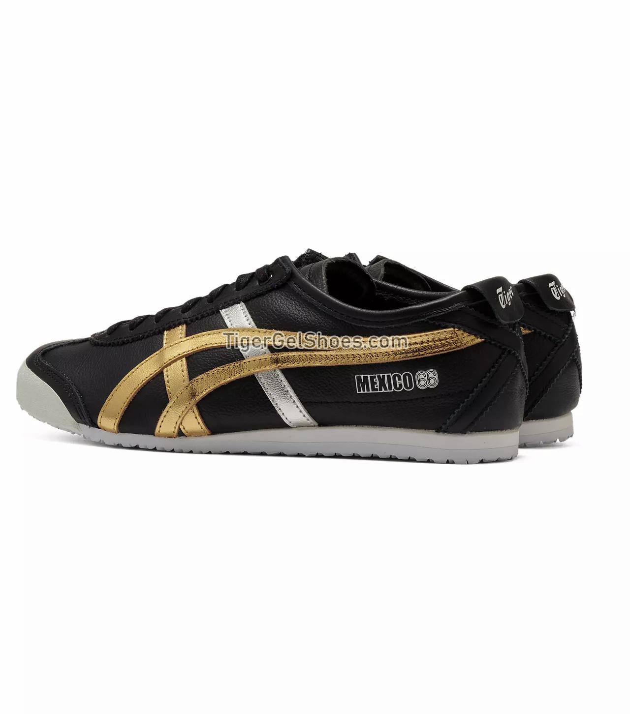 Onitsuka Tiger Mexico 66 Black/Gold D5V2L-9094 Mens Womens Shoes
