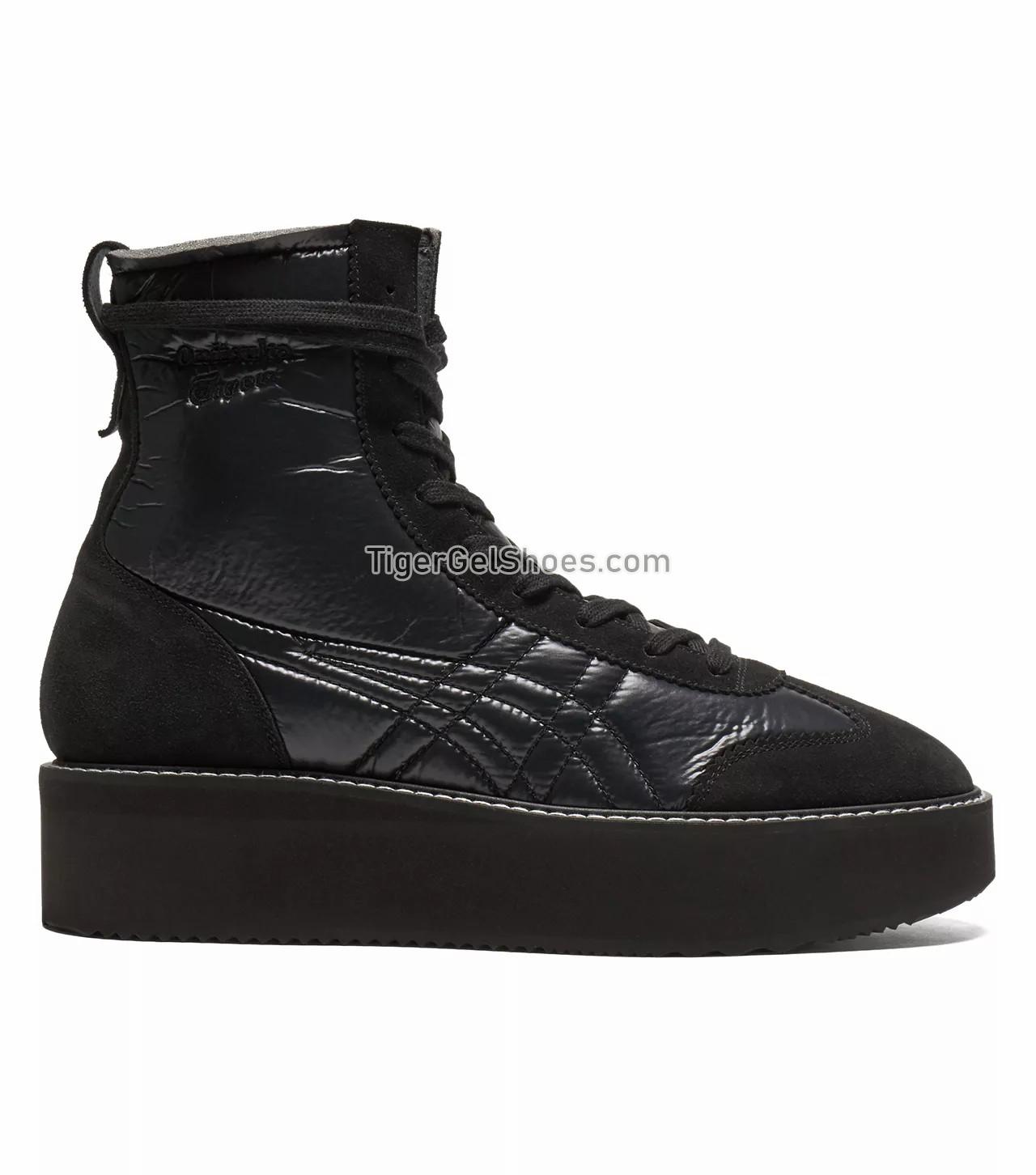Onitsuka Tiger Delegation Chunk Boot Black/Black 1183C117-001 Mens Womens Shoes