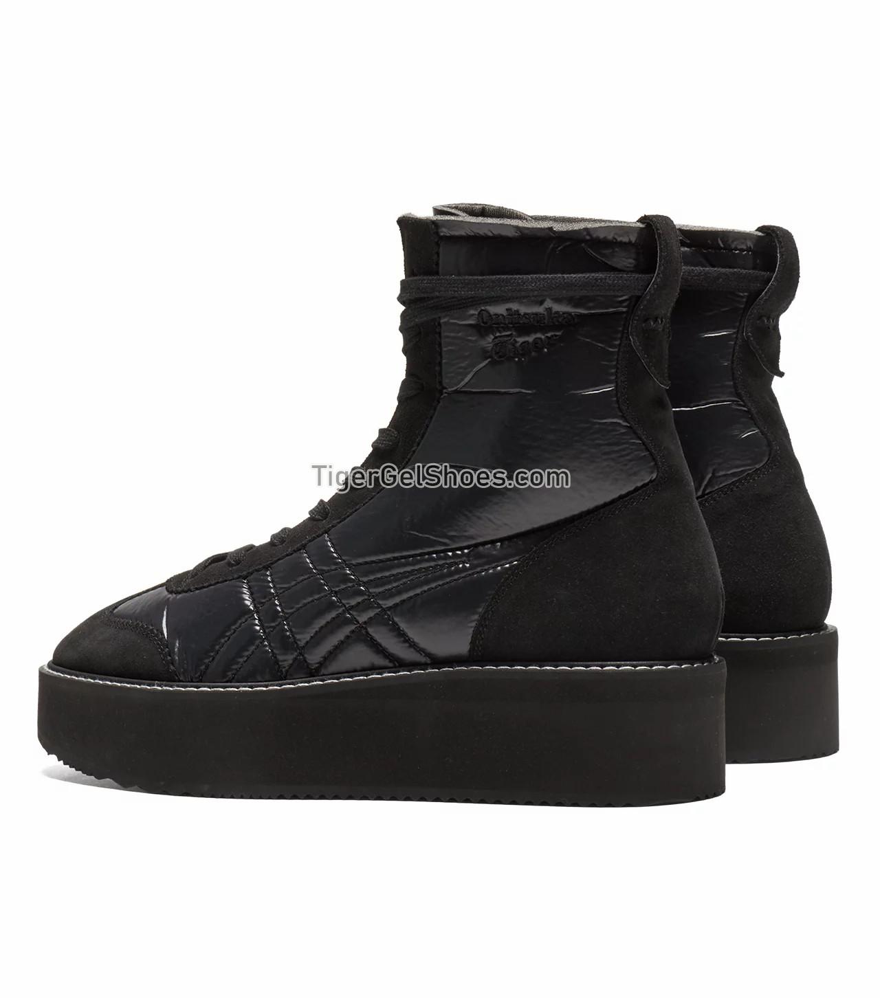 Onitsuka Tiger Delegation Chunk Boot Black/Black 1183C117-001 Mens Womens Shoes